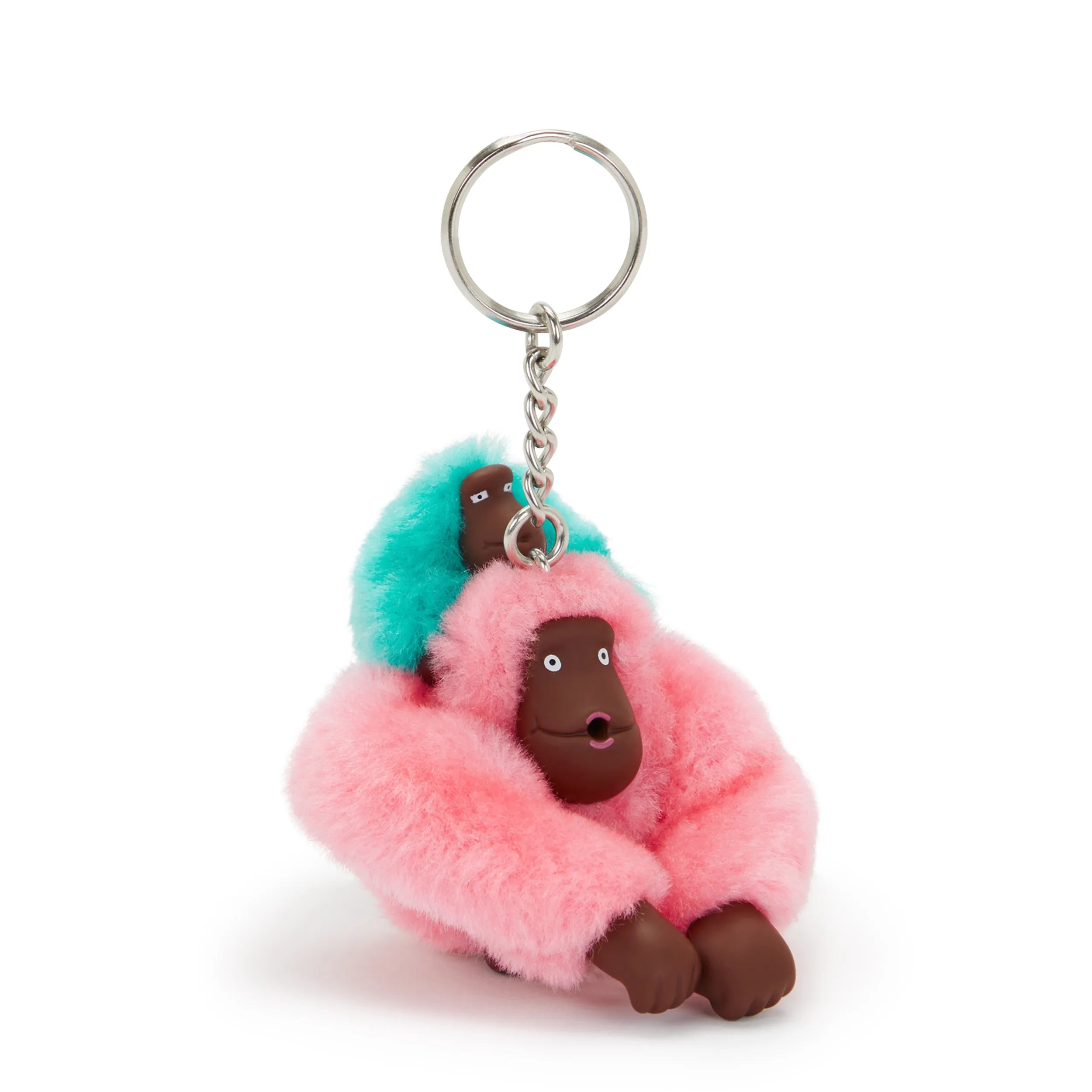 Mom and Baby Sven Monkey Keychain - 图片 2