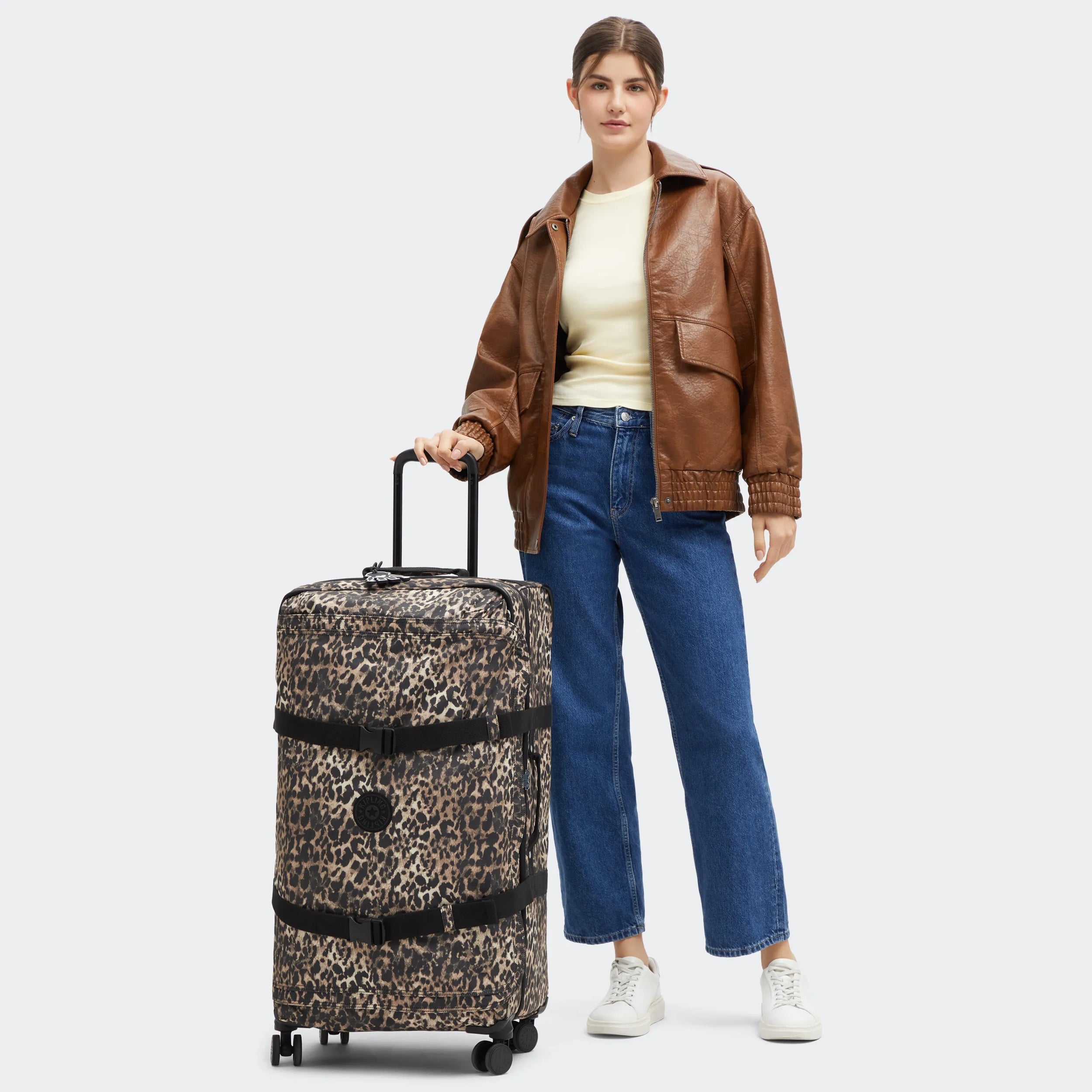 Spontaneous Large Printed Rolling Luggage - 图片 2