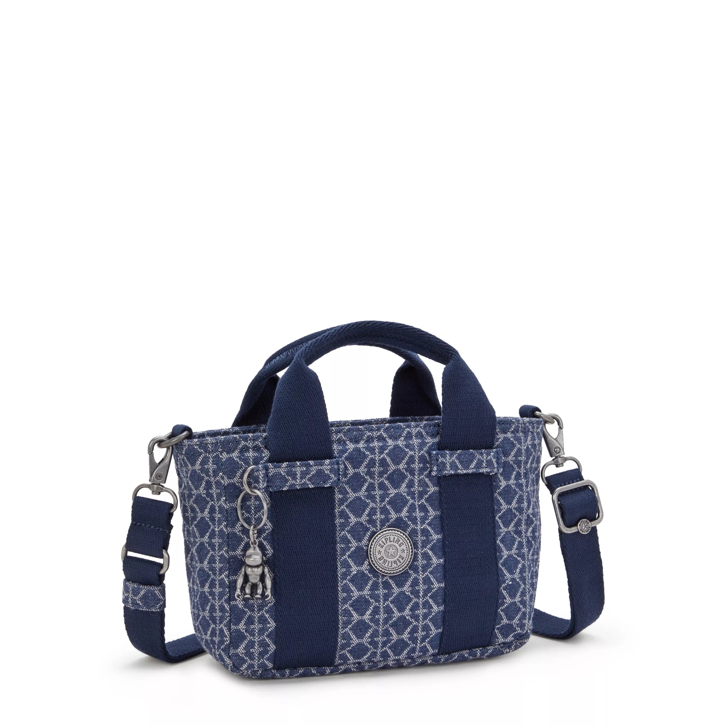 Ritta Mini Printed Denim Shoulder Bag - 图片 5