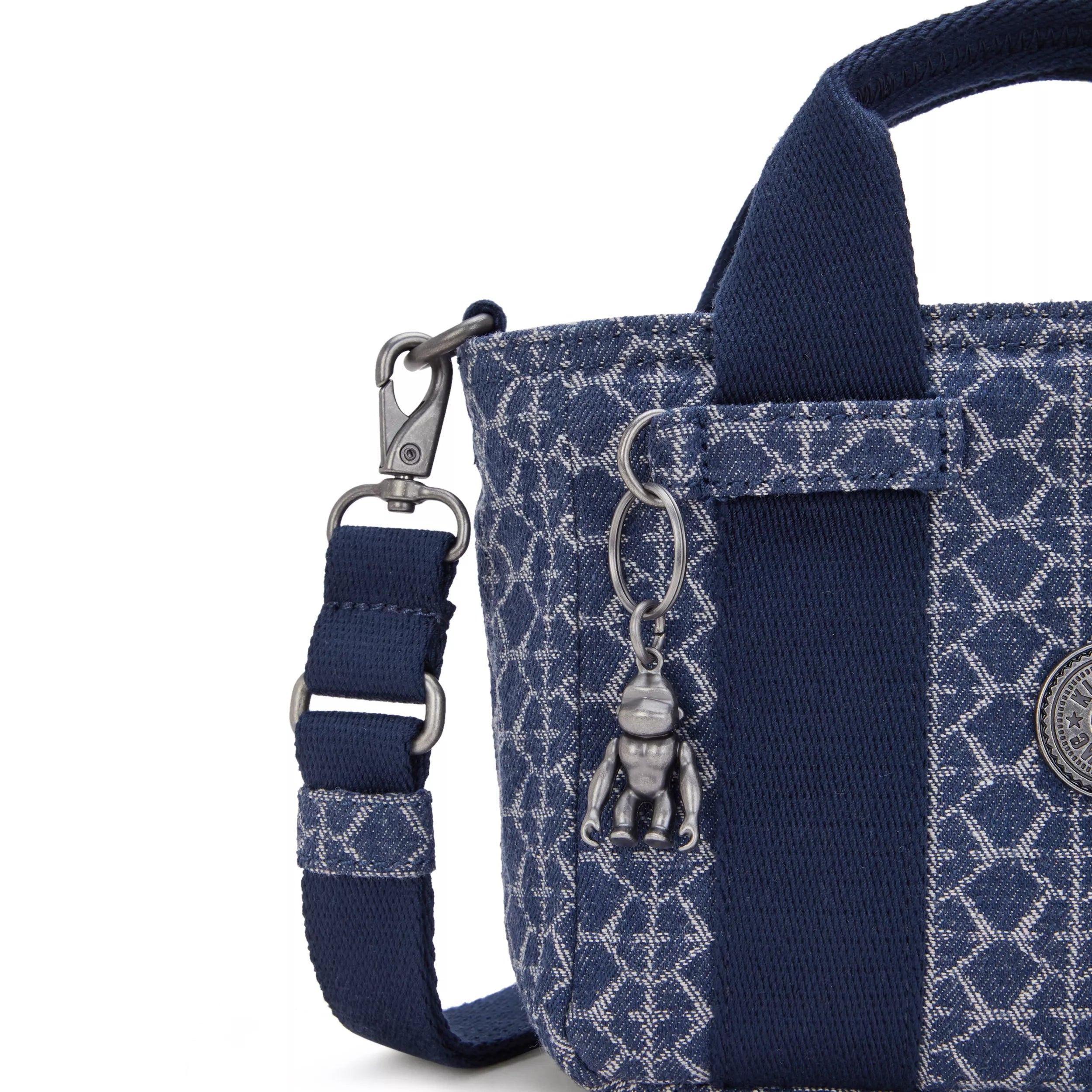 Ritta Mini Printed Denim Shoulder Bag - 图片 6