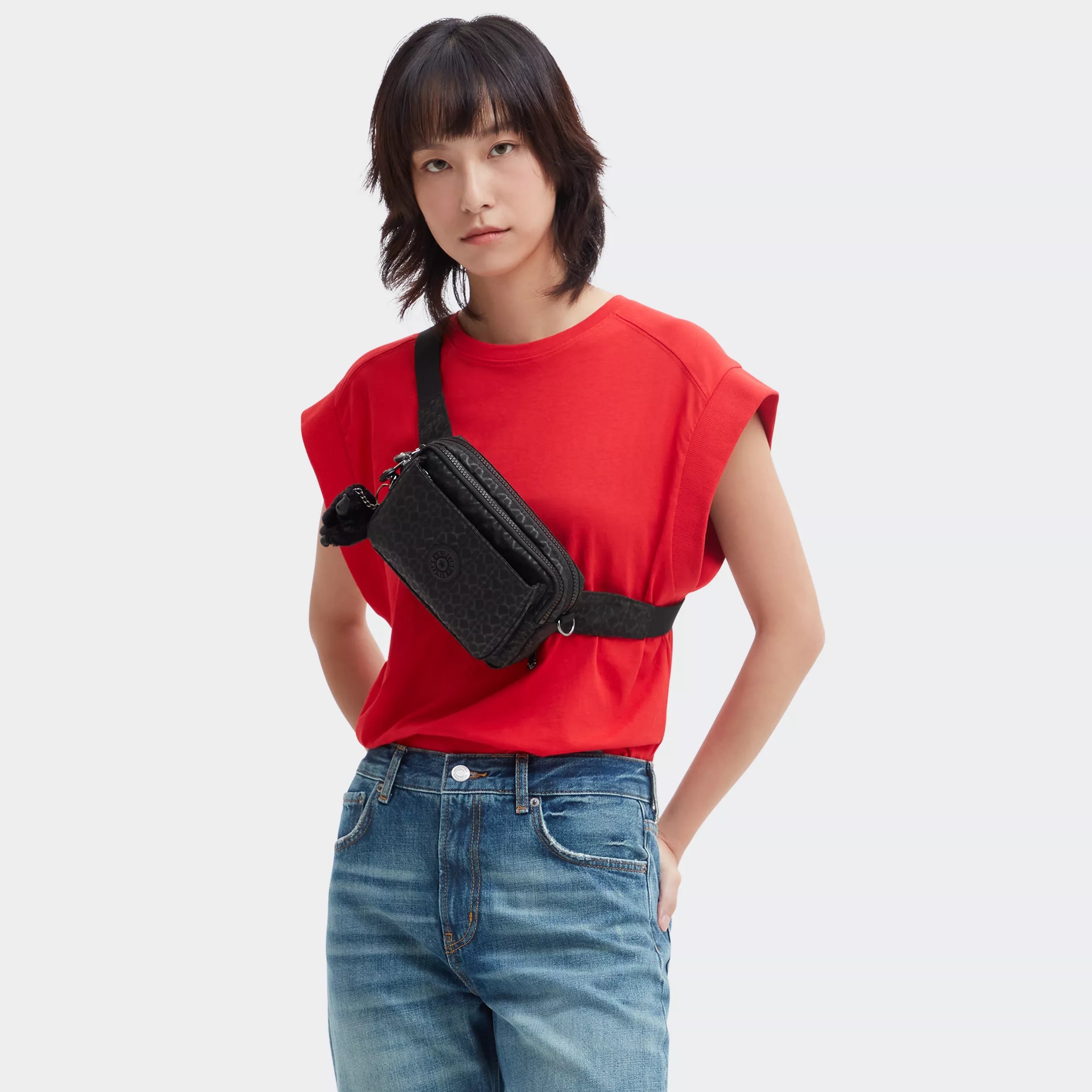 Abanu Multi Printed Convertible Crossbody Bag - 图片 2