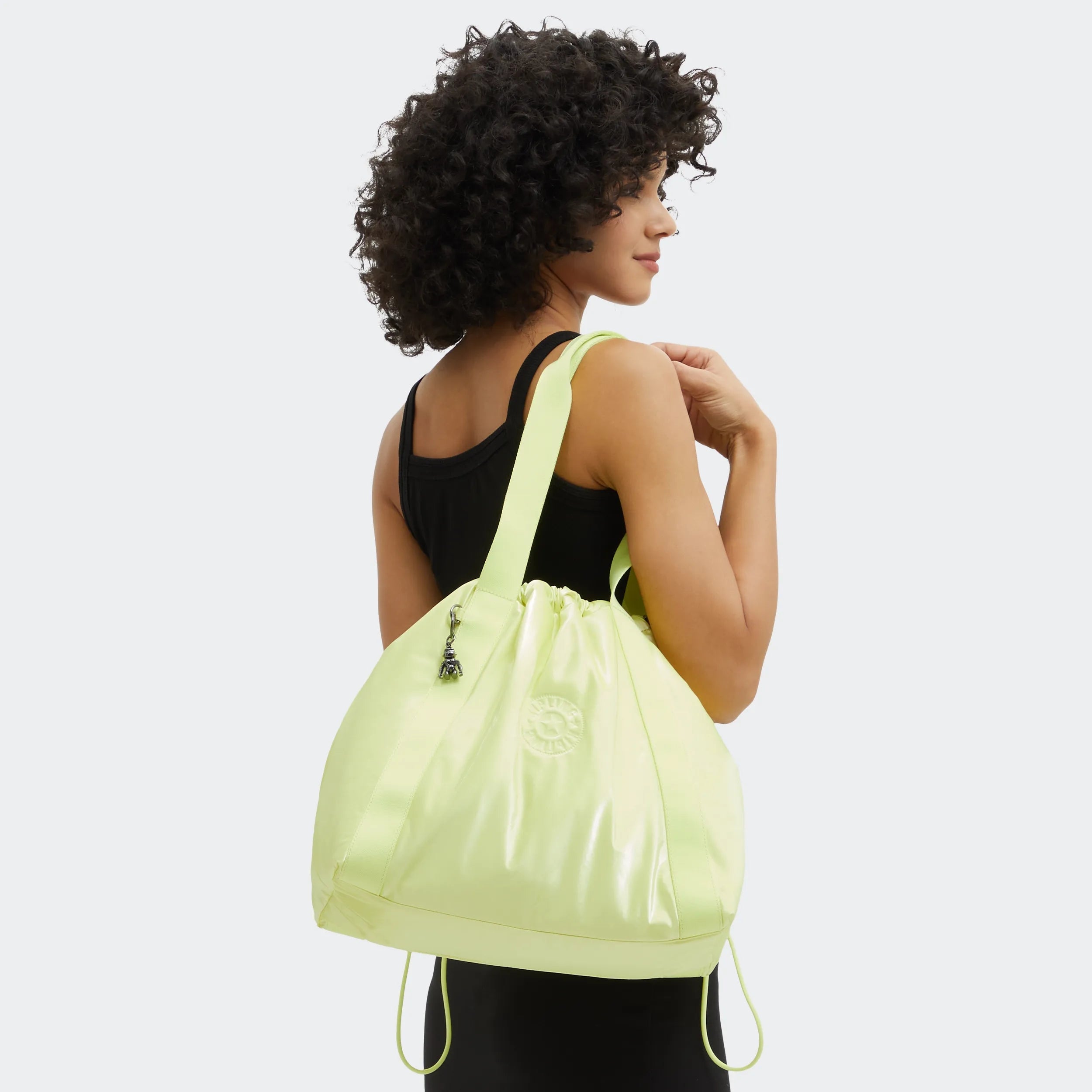 Elmar Lacquered Drawstring Tote Bag - 图片 7