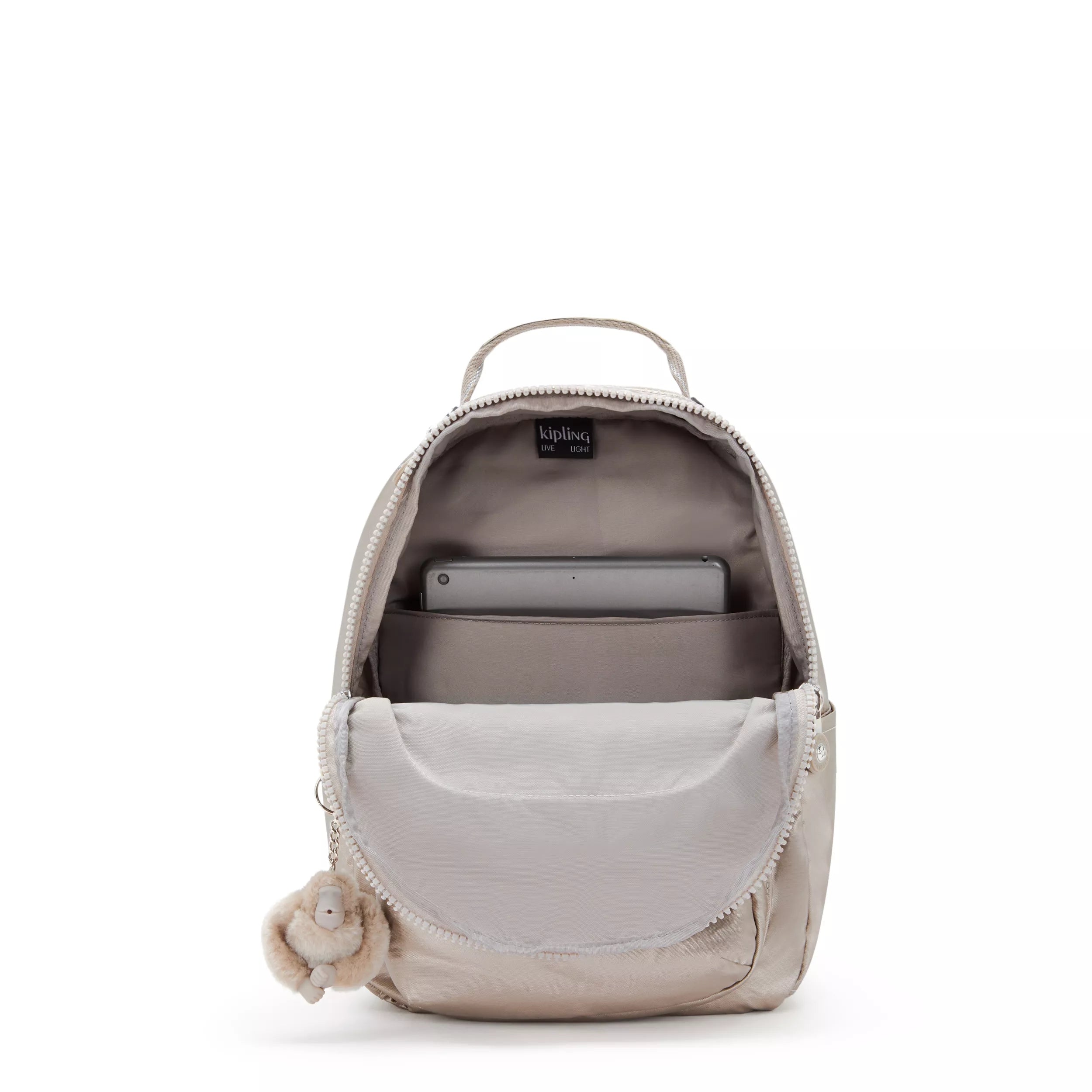 Seoul Small Metallic Tablet Backpack - 图片 4
