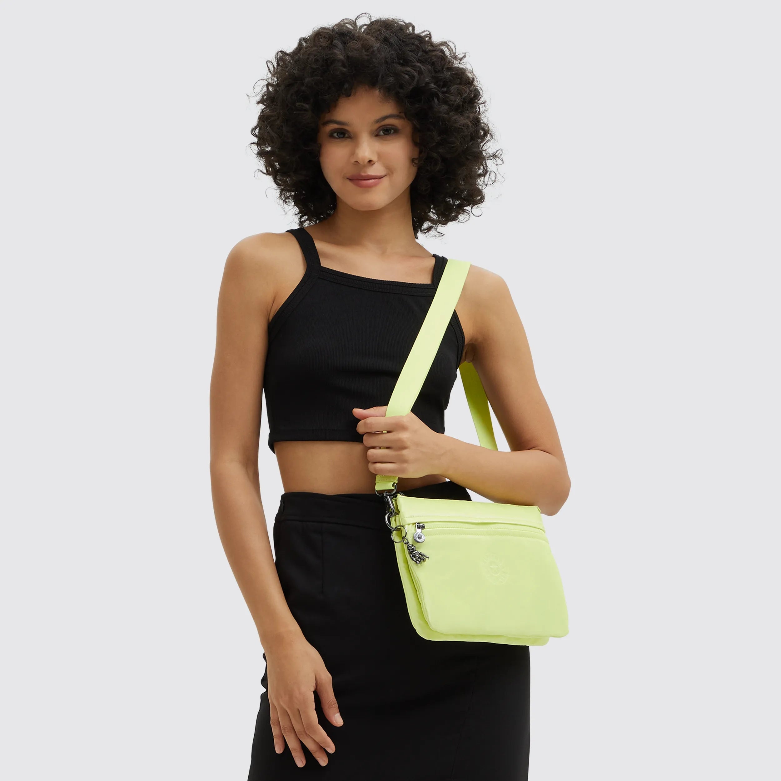 Riri Large Zip Lacquered Crossbody Bag - 图片 2