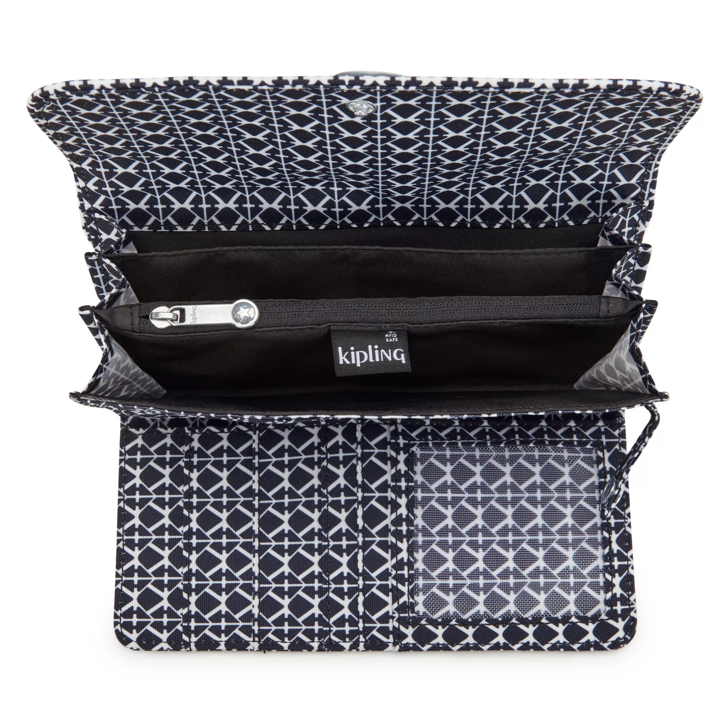 Money Land Printed Snap Wallet - 图片 3