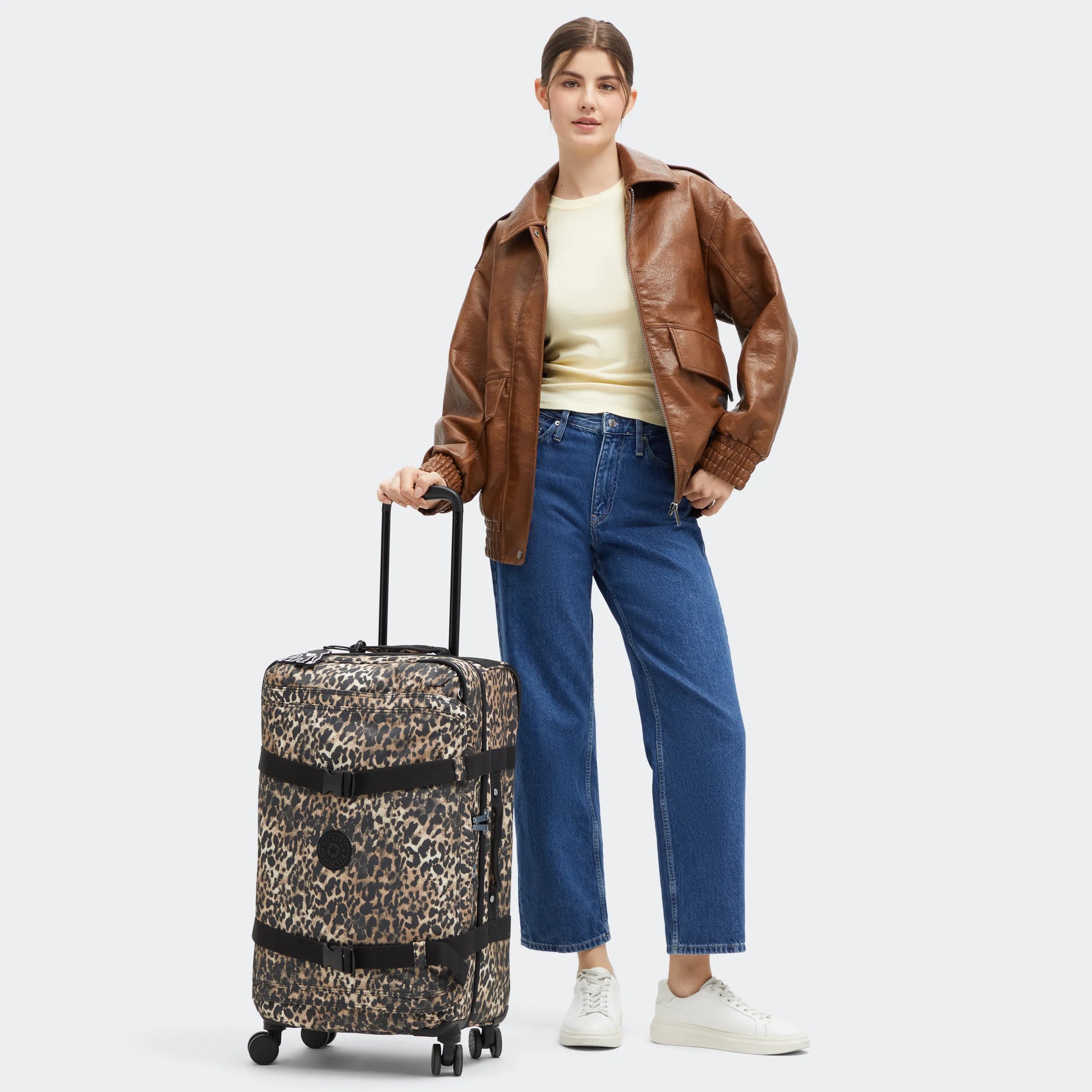 Spontaneous Medium Printed Rolling Luggage - 图片 9