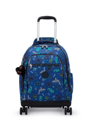 New Zea Printed 15 Laptop Rolling Backpack