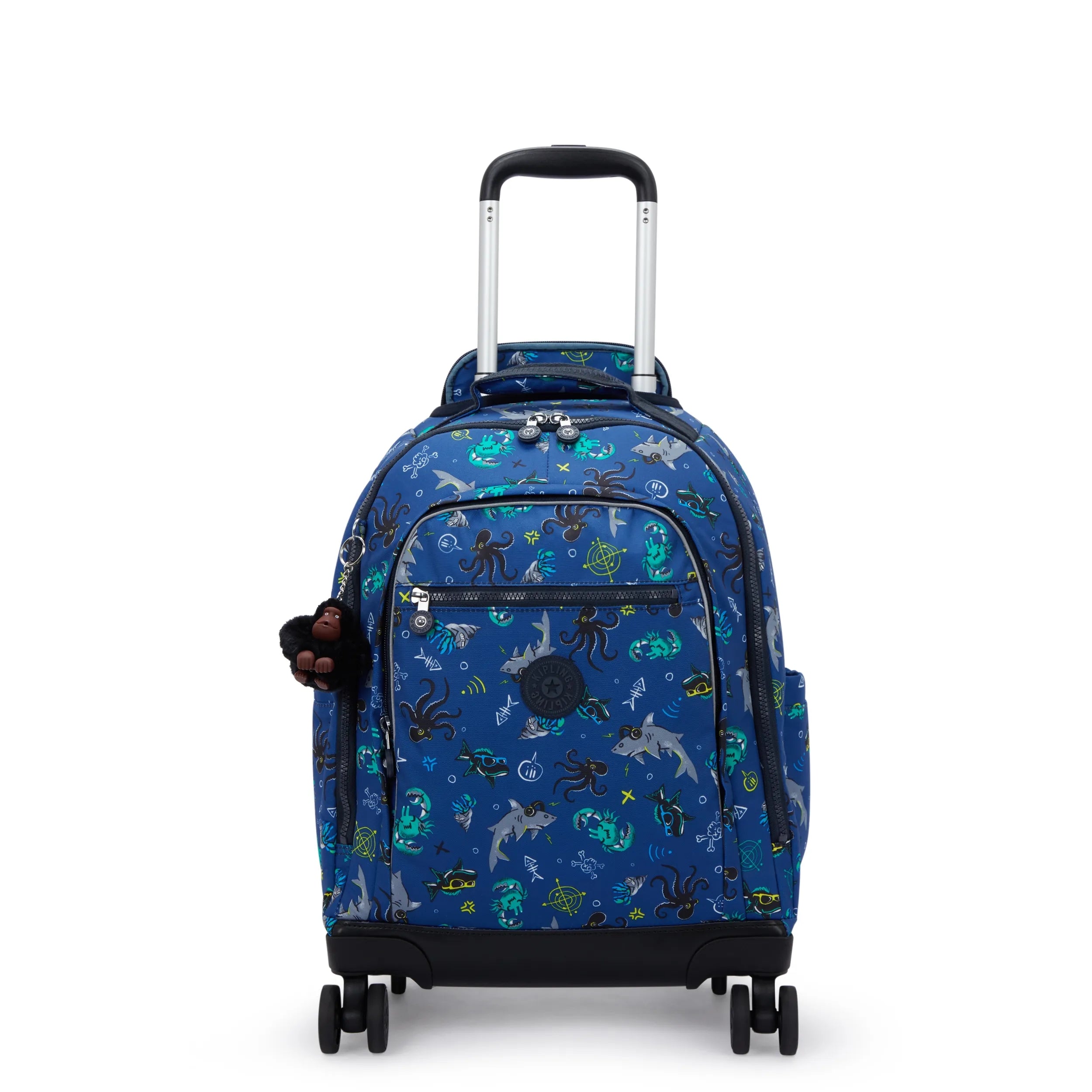 New Zea Printed 15 Laptop Rolling Backpack