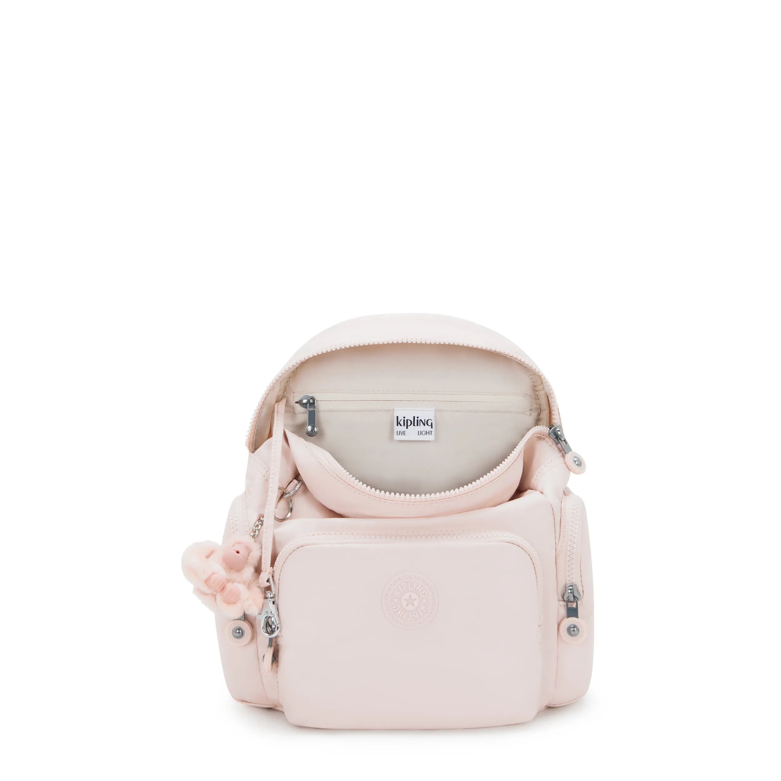 City Zip Mini Metallic Backpack - 图片 4