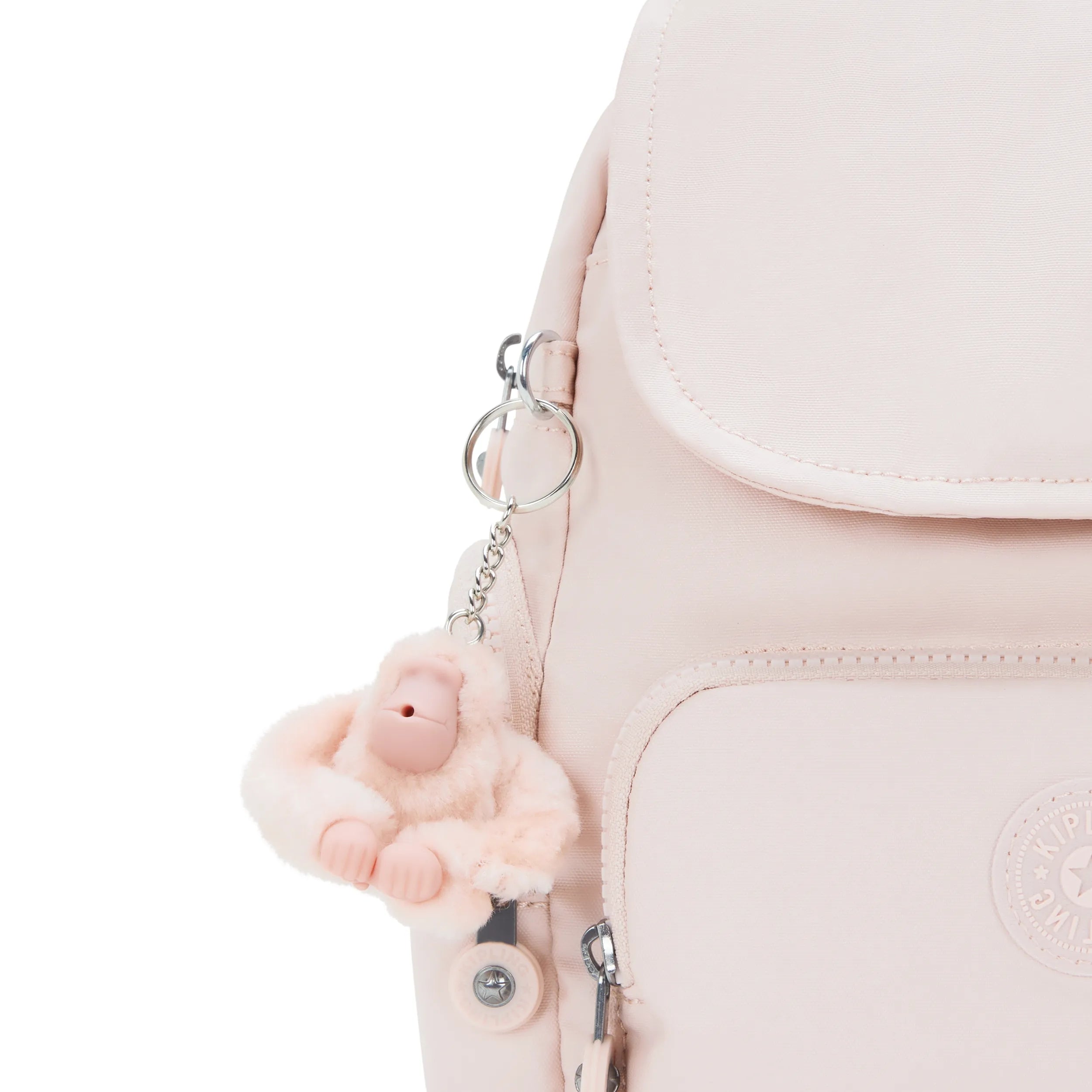 City Zip Mini Metallic Backpack - 图片 6