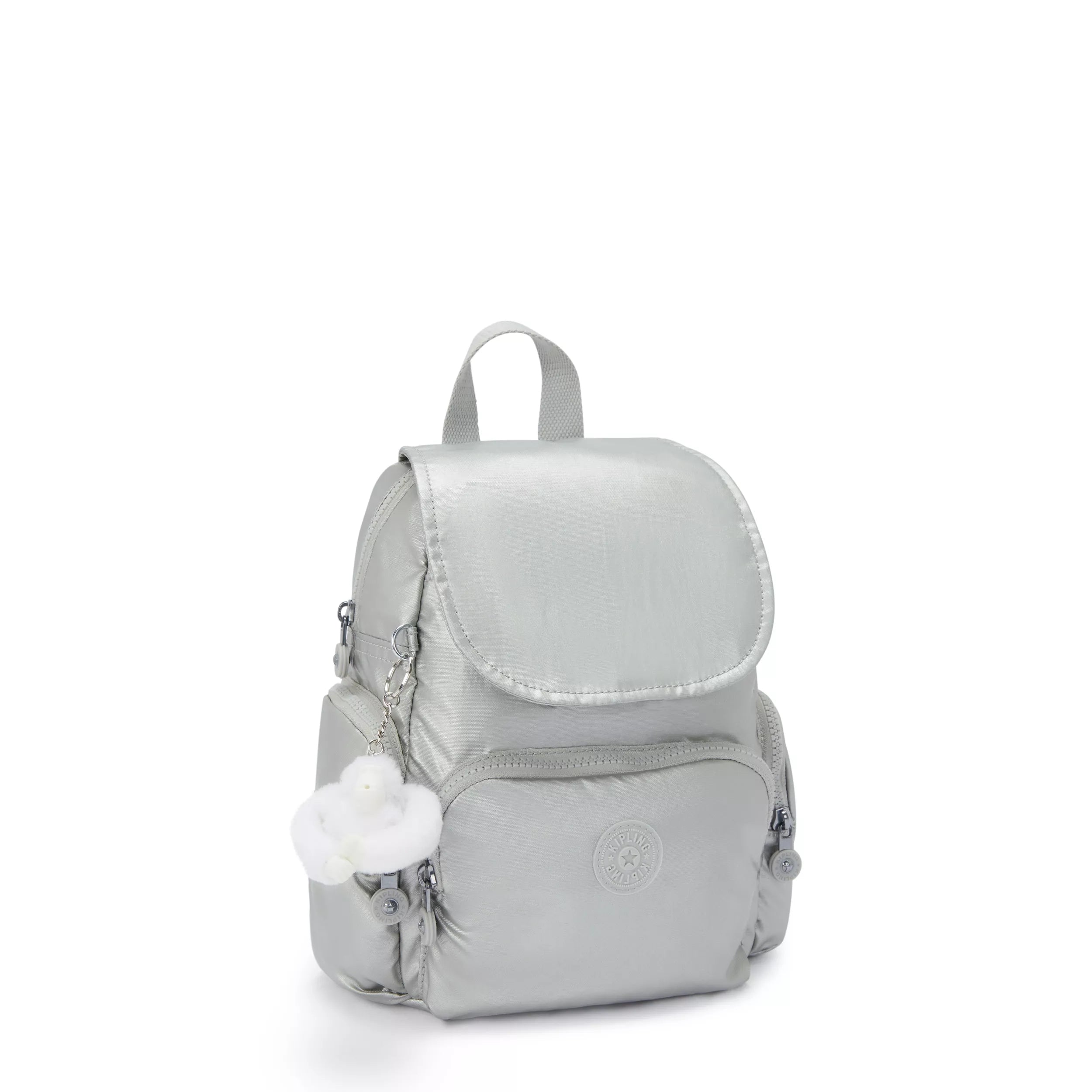 City Zip Mini Metallic Backpack - 图片 5