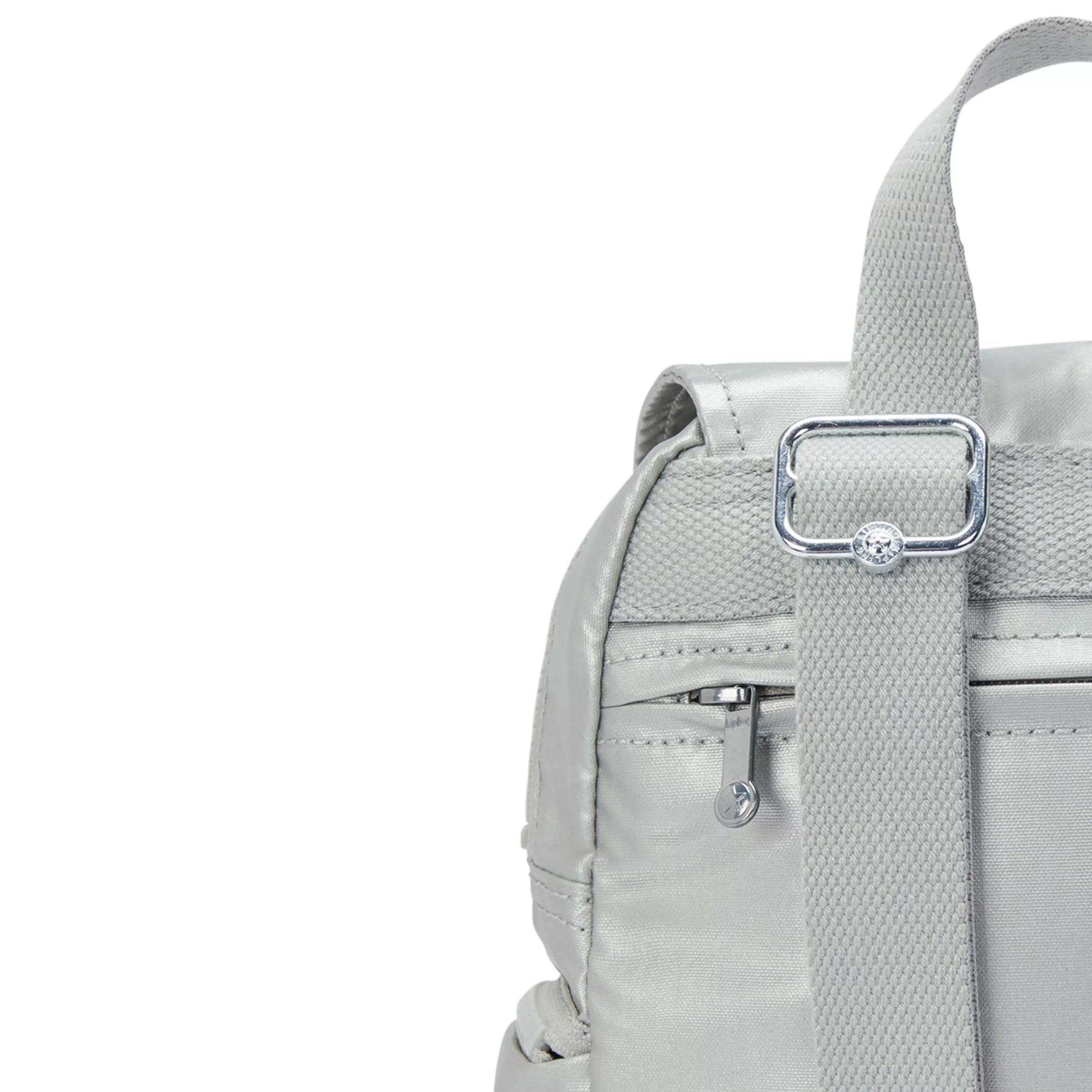 City Zip Mini Metallic Backpack - 图片 7