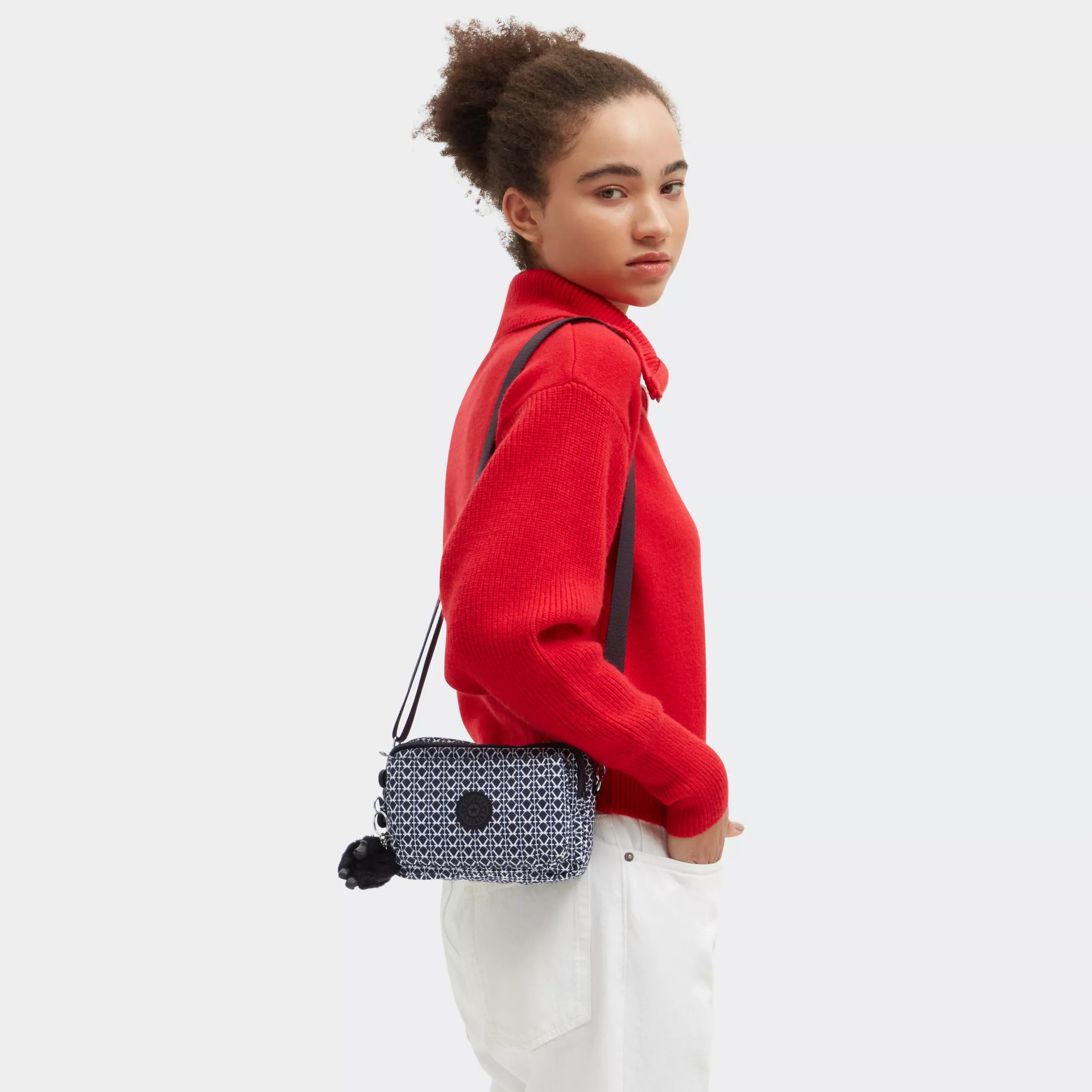 Abanu Multi Printed Convertible Crossbody Bag - 图片 2