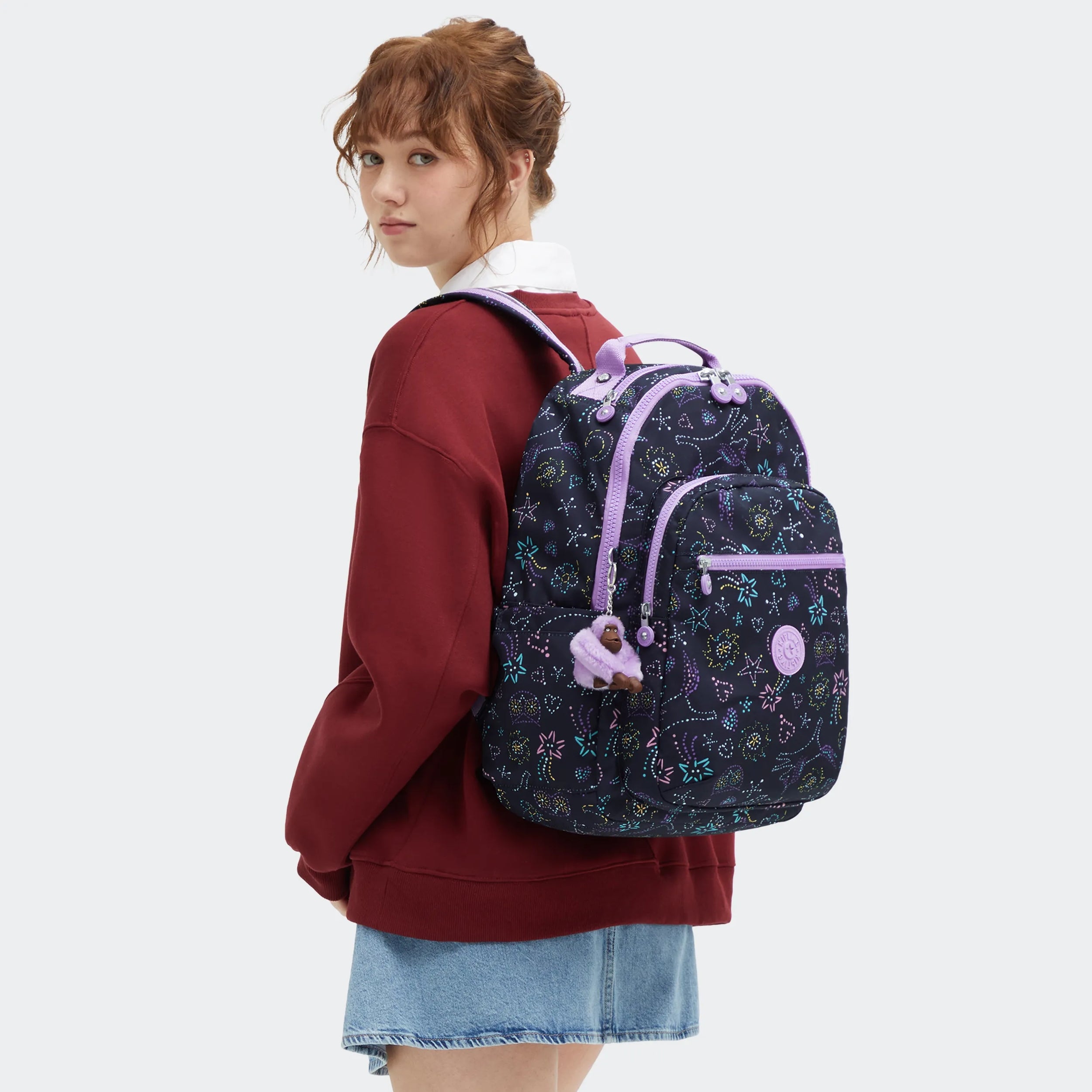 Seoul Large Printed 15 Laptop Backpack - 图片 2