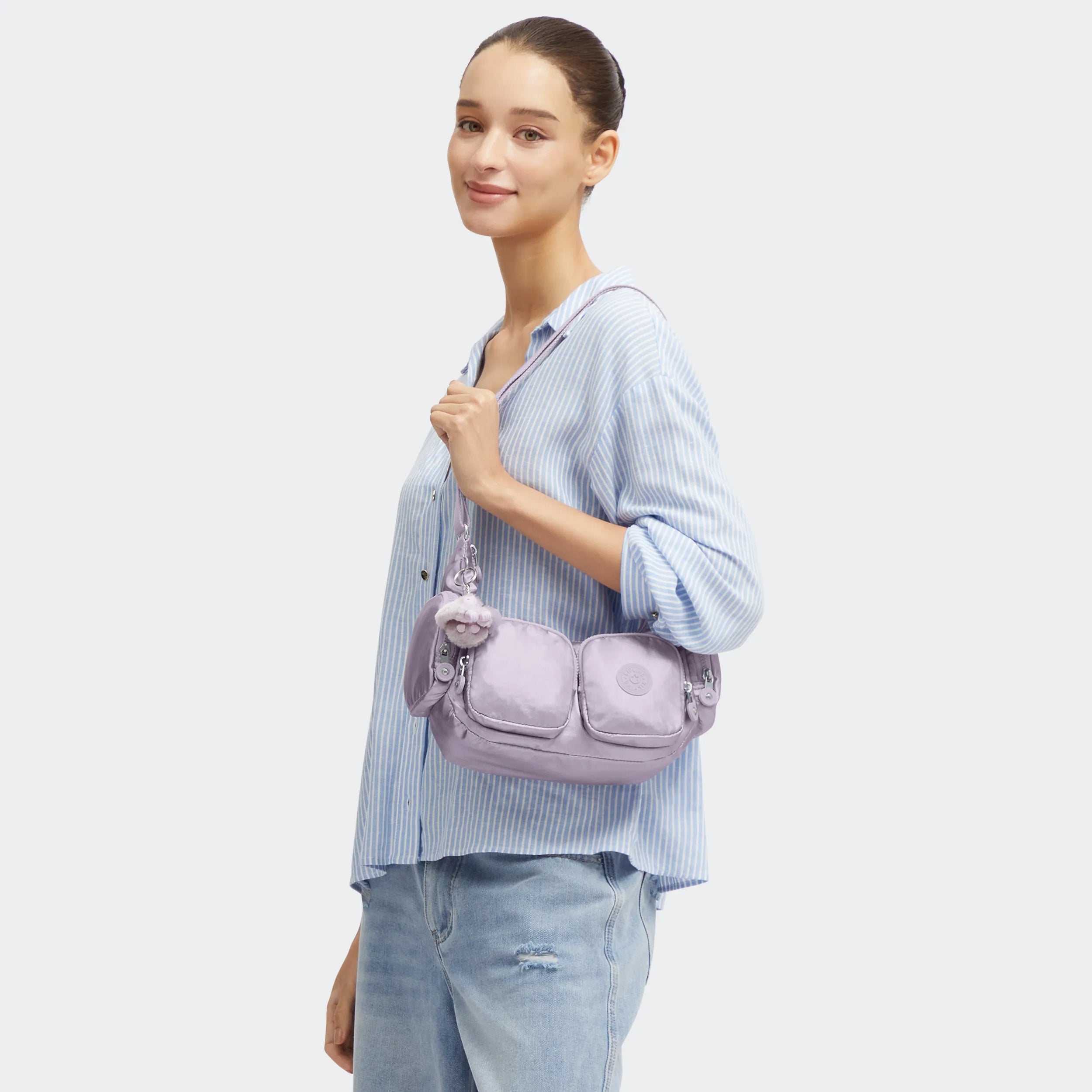 Rikka Small Metallic Crossbody Bag - 图片 2