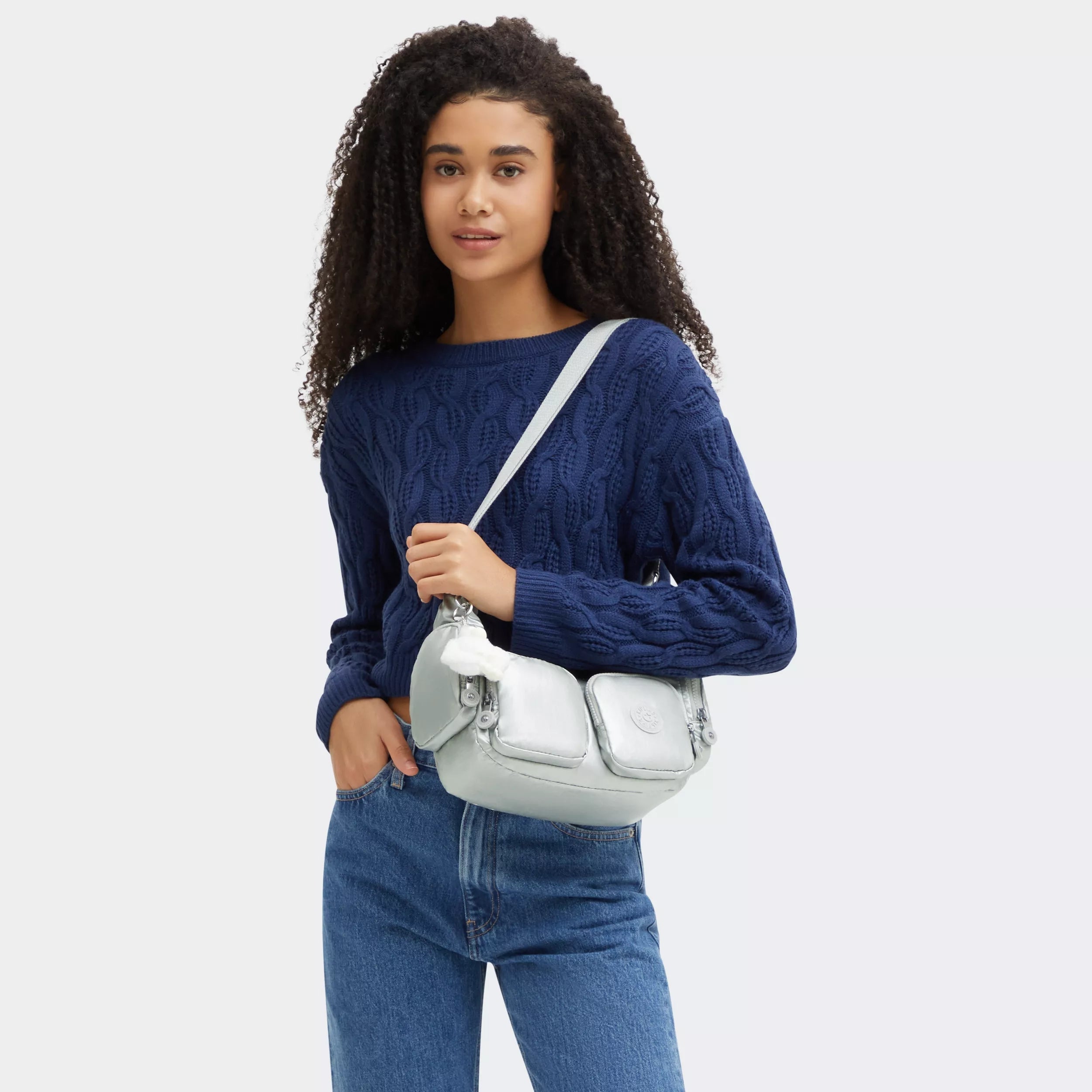 Rikka Small Metallic Crossbody Bag - 图片 2