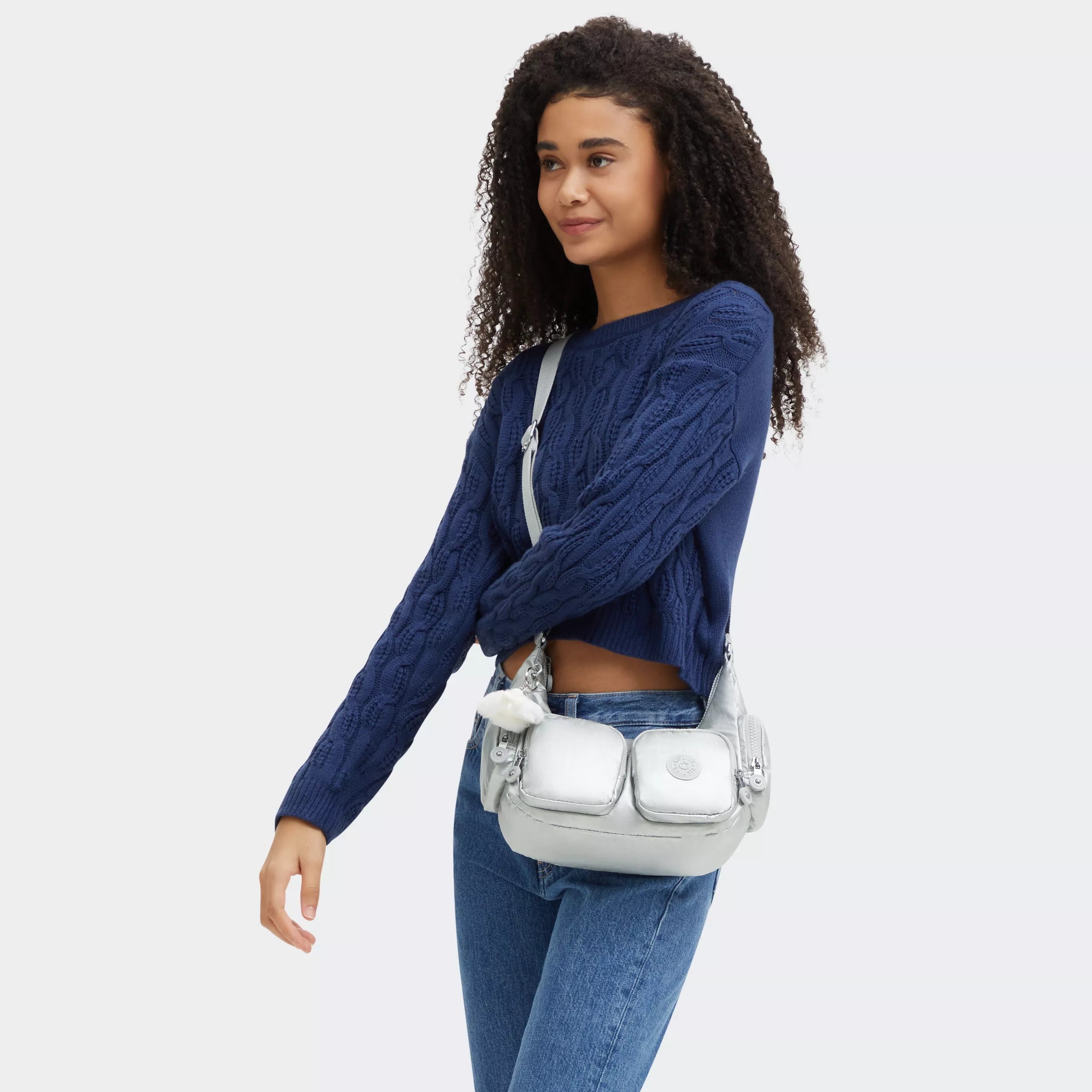 Rikka Small Metallic Crossbody Bag - 图片 7