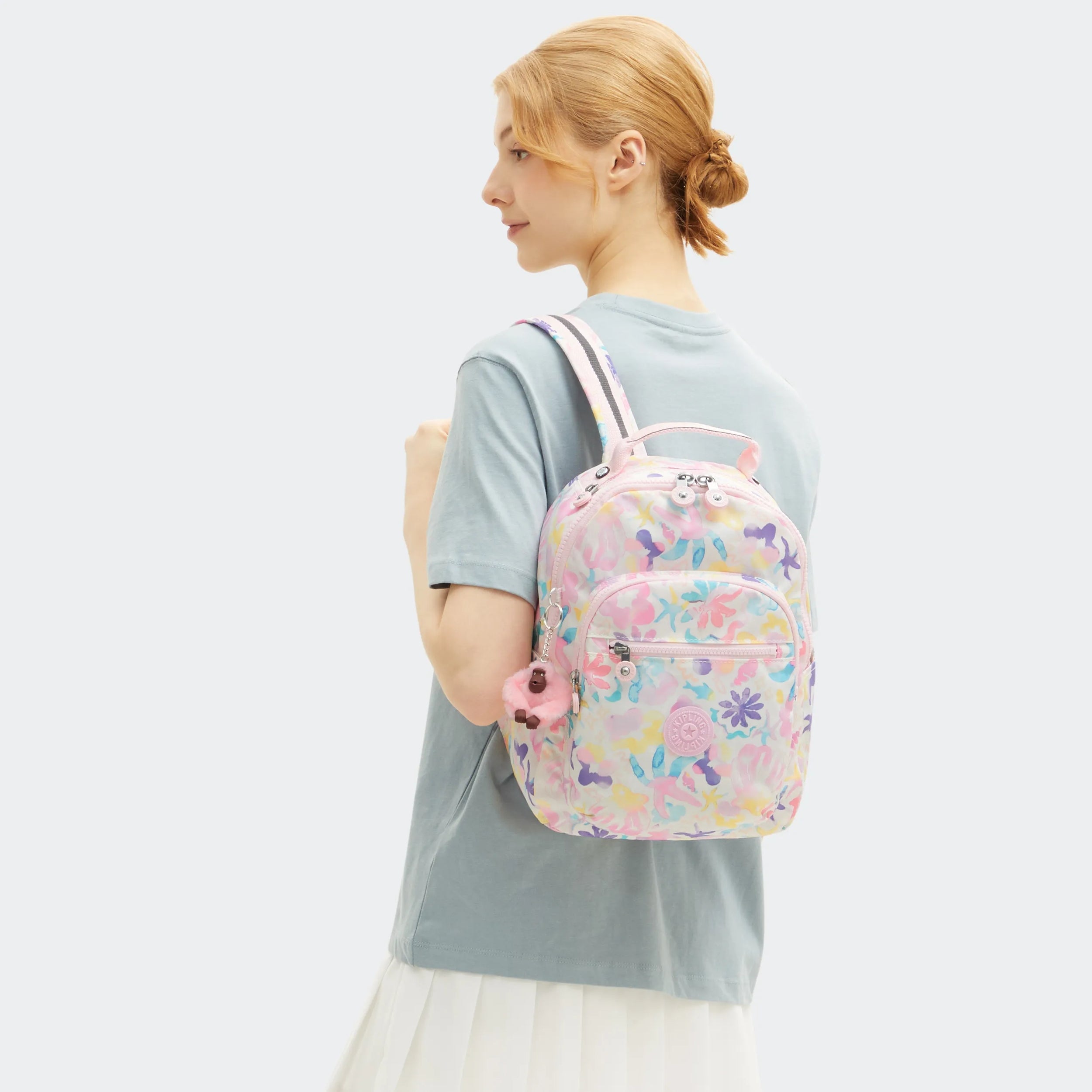 Seoul Small Printed Tablet Backpack - 图片 2