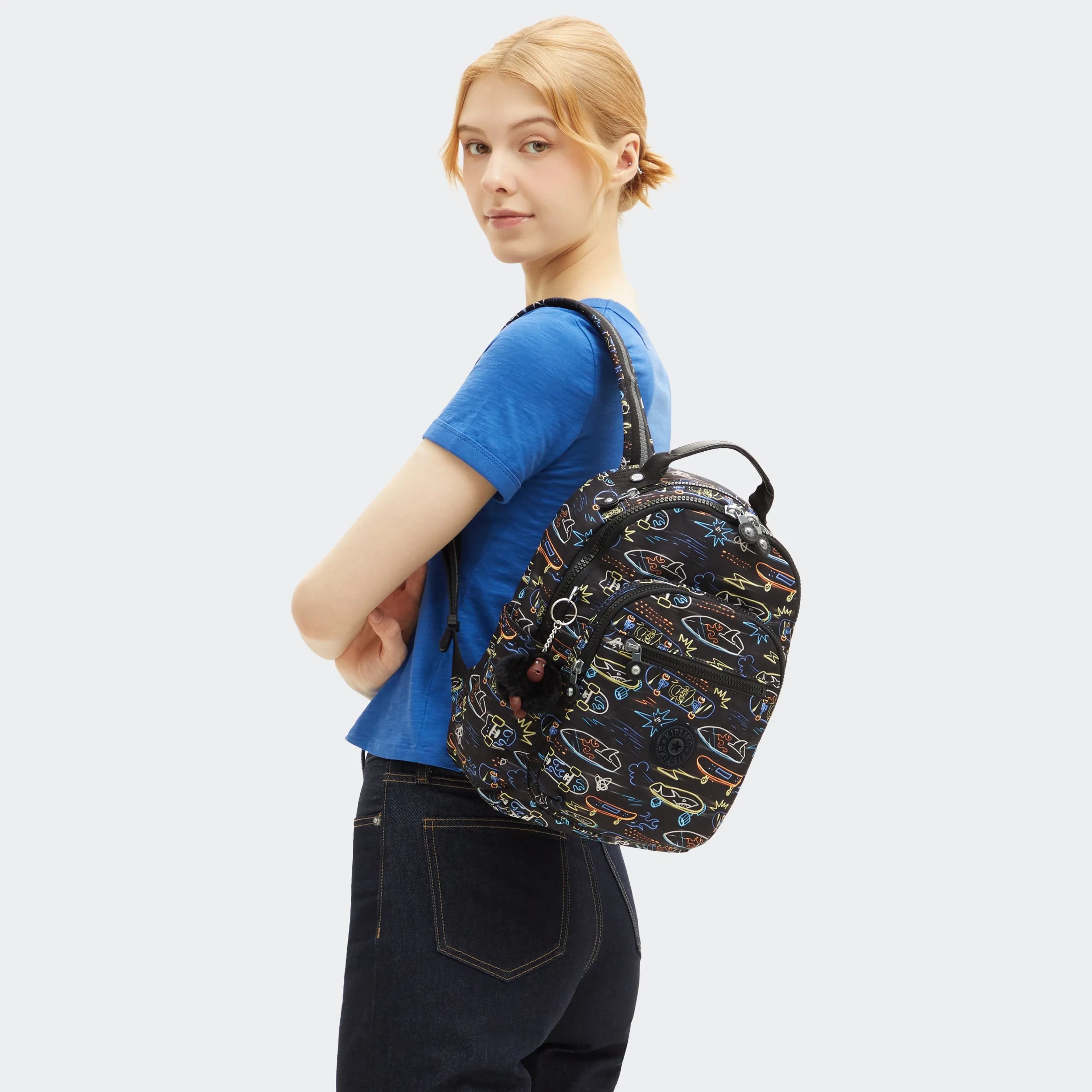 Seoul Small Printed Tablet Backpack - 图片 2