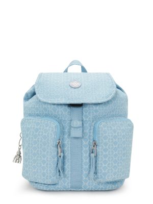 Anto Small Printed Denim Backpack