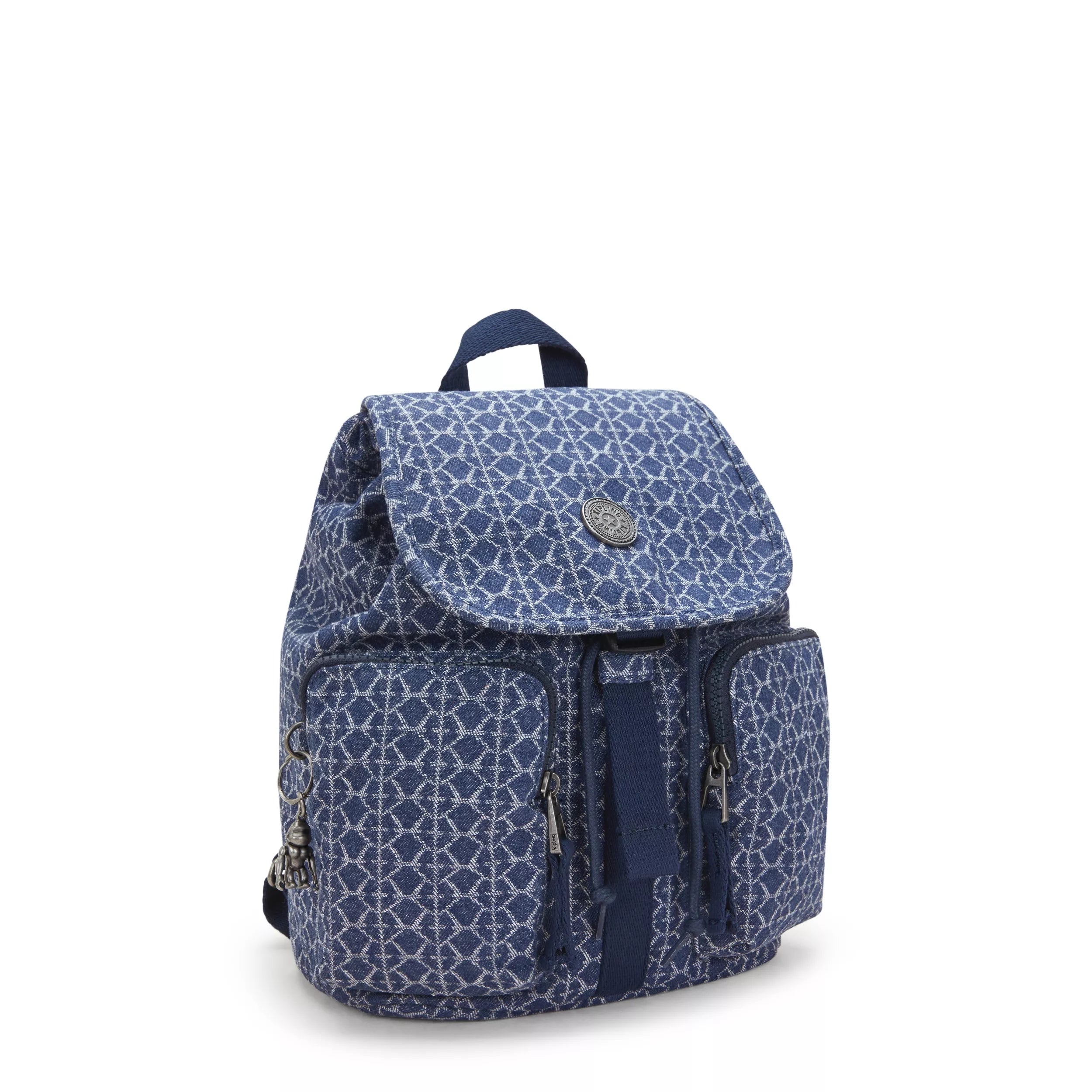 Anto Small Printed Denim Backpack - 图片 5