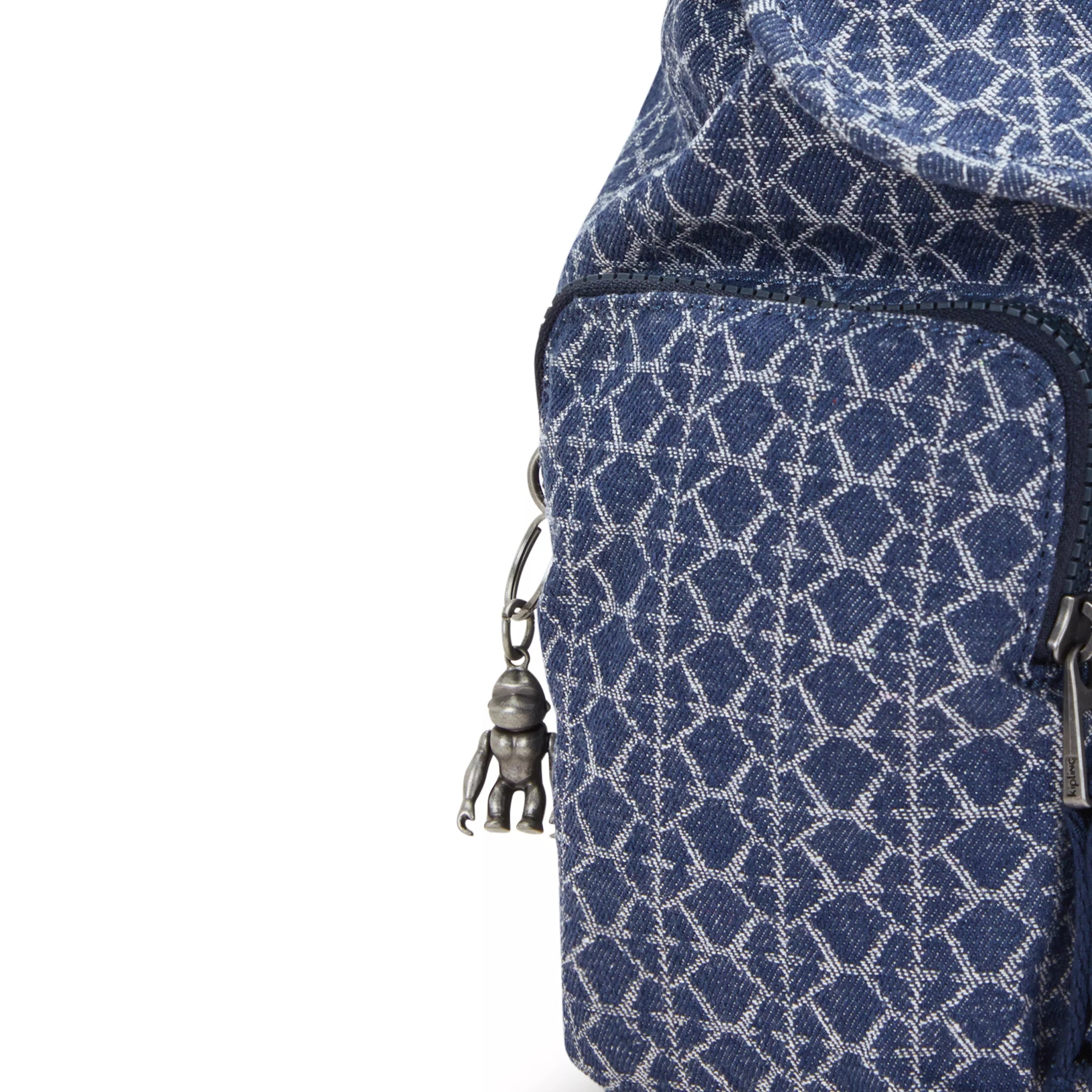 Anto Small Printed Denim Backpack - 图片 6