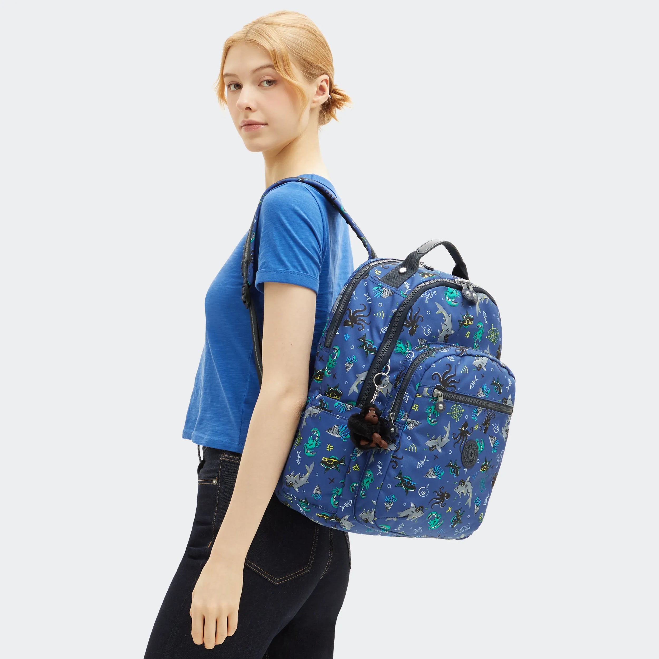 Seoul Lap Printed 15 Laptop Backpack - 图片 2