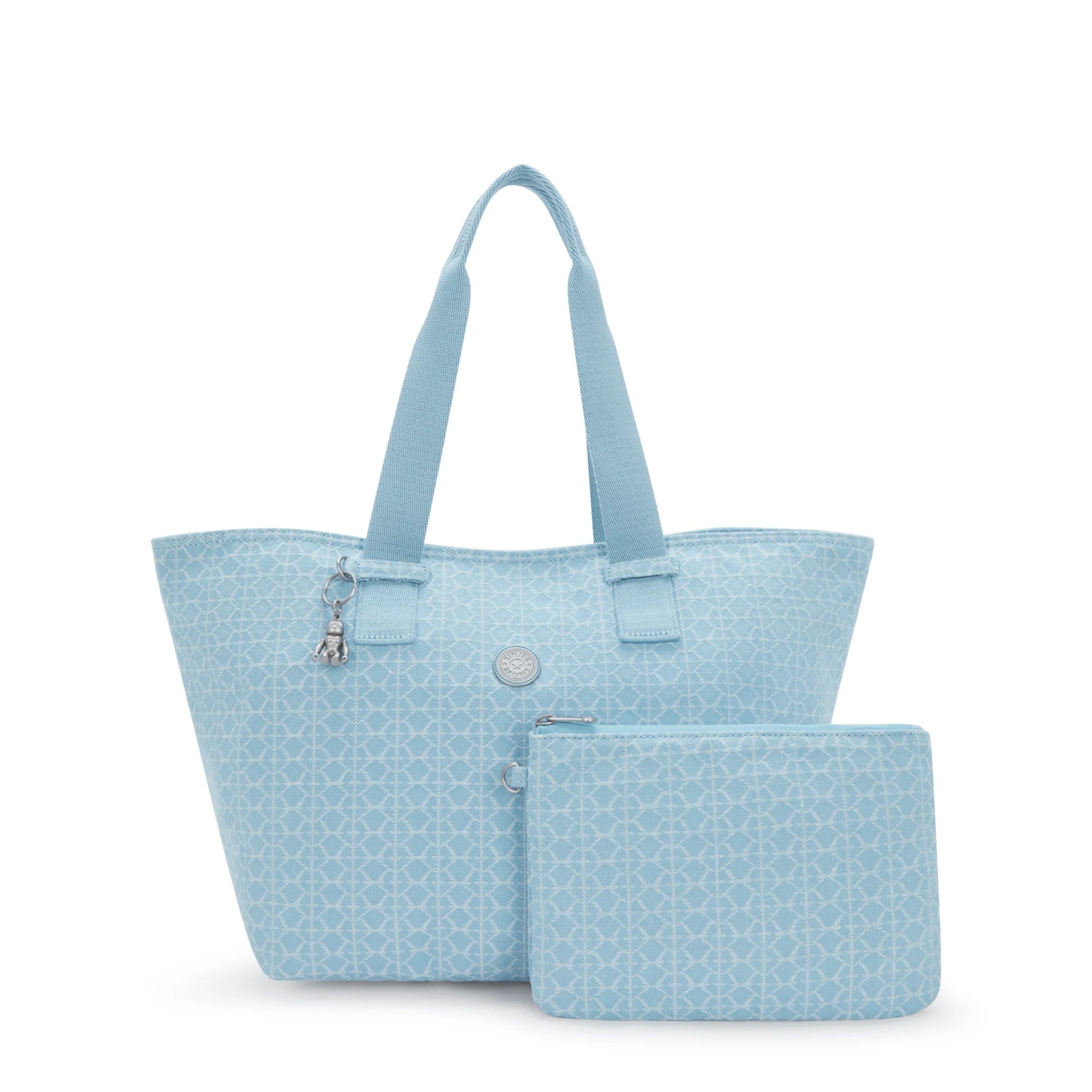Raaja Printed Denim Tote Bag - 图片 7