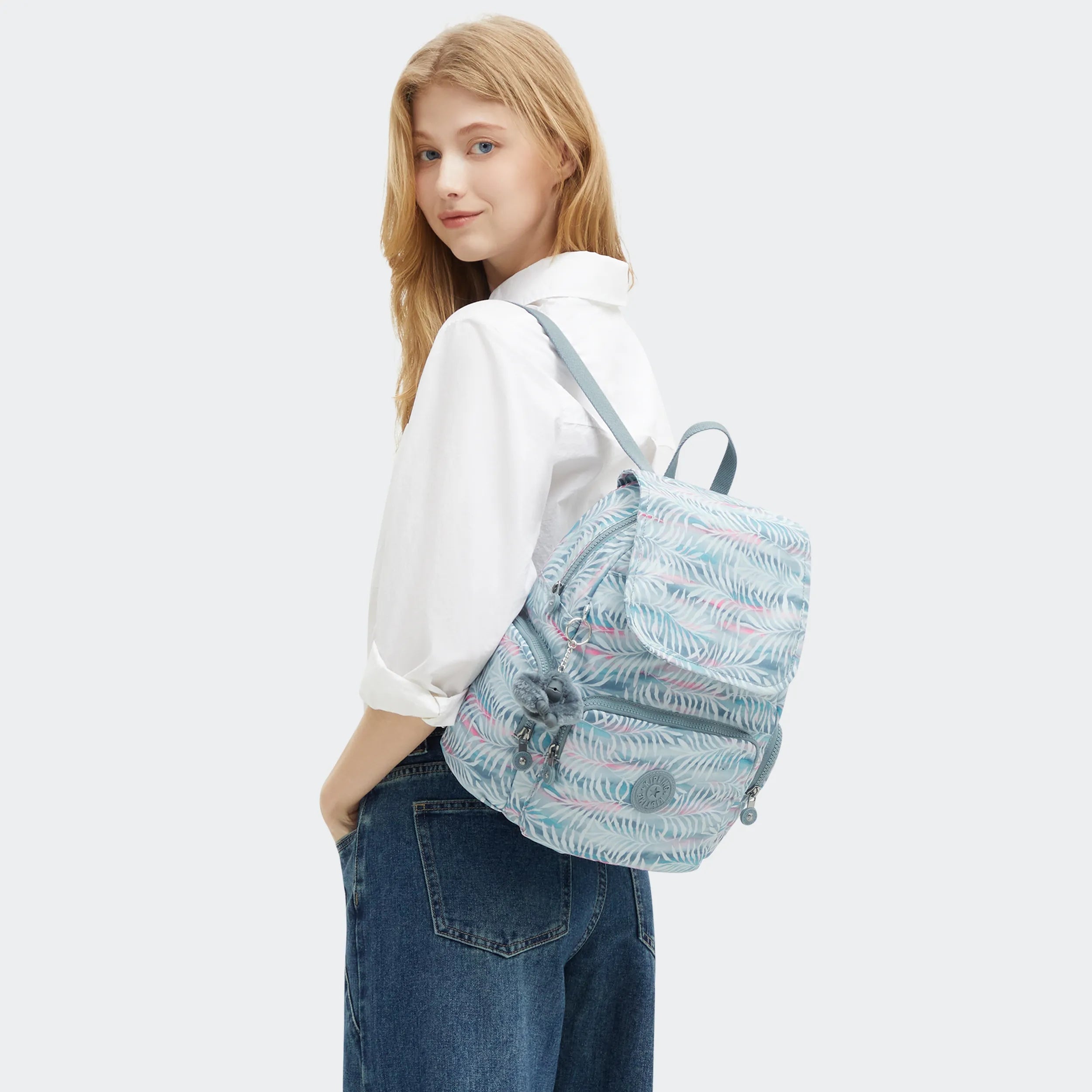 City Zip Small Printed Backpack - 图片 2