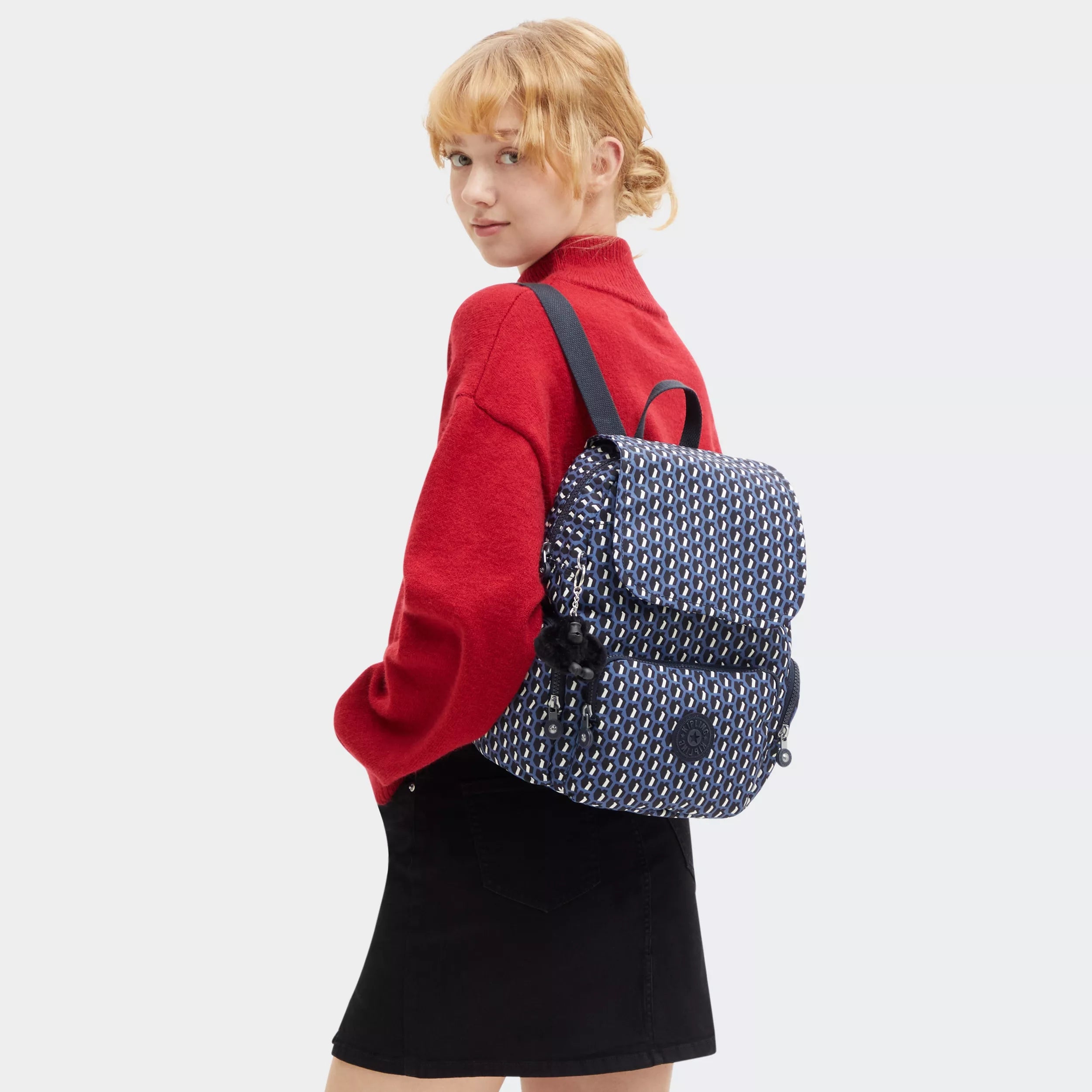 City Zip Small Printed Backpack - 图片 2