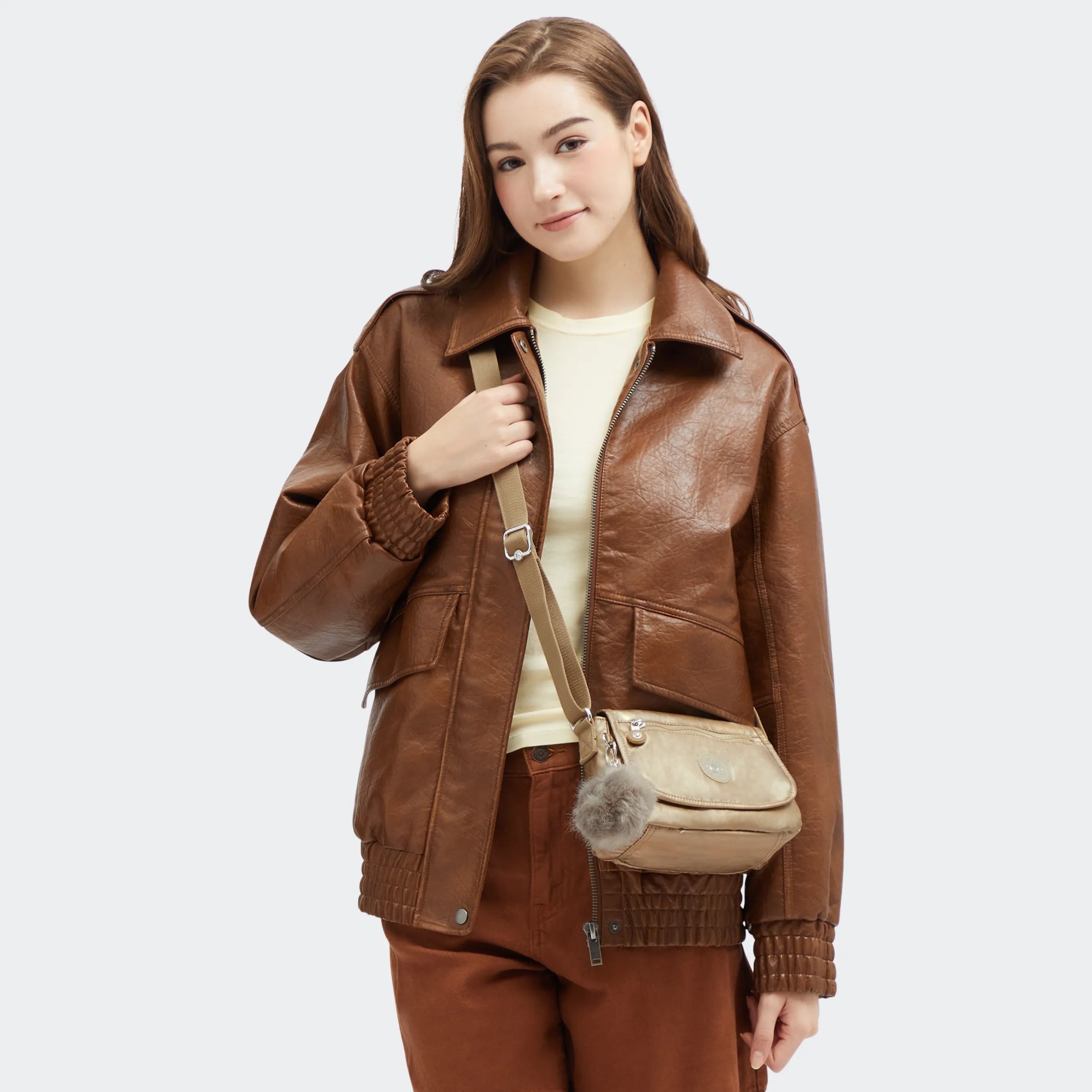 Sabian Metallic Crossbody Mini Bag - 图片 7