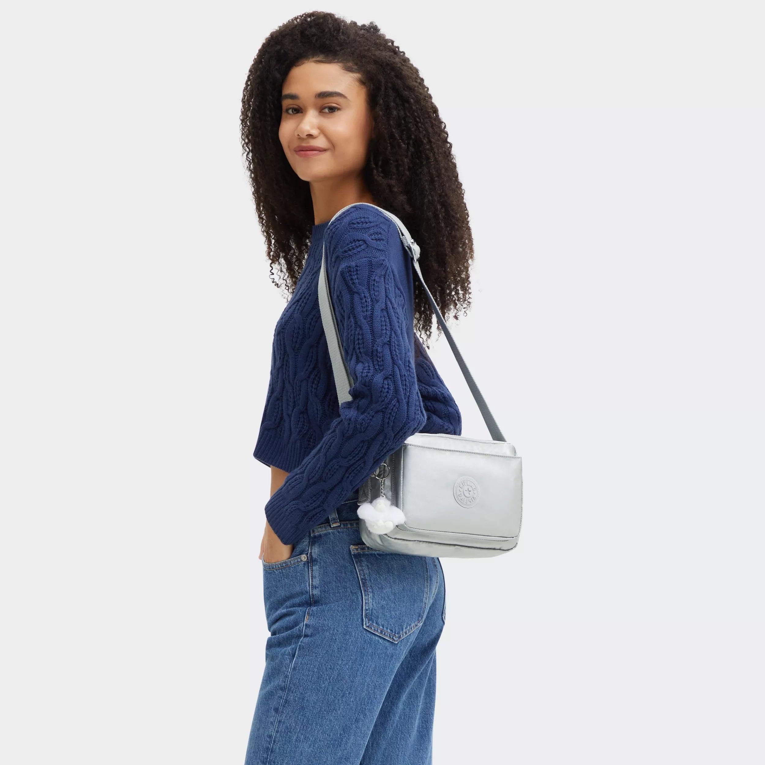 Abanu Medium Metallic Crossbody Bag - 图片 2