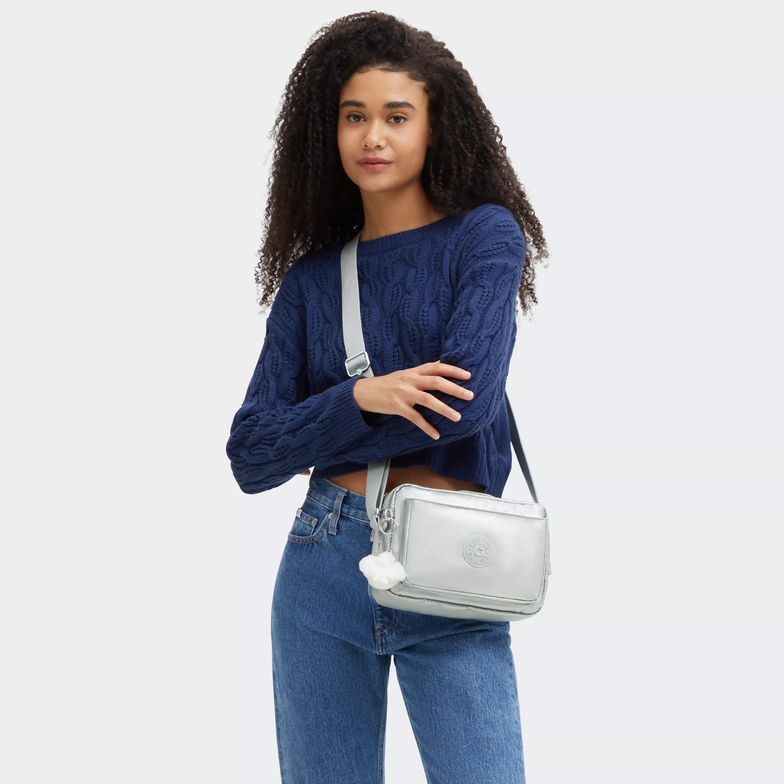 Abanu Medium Metallic Crossbody Bag - 图片 7