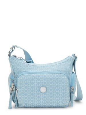 Gabb Small Printed Denim Crossbody Bag