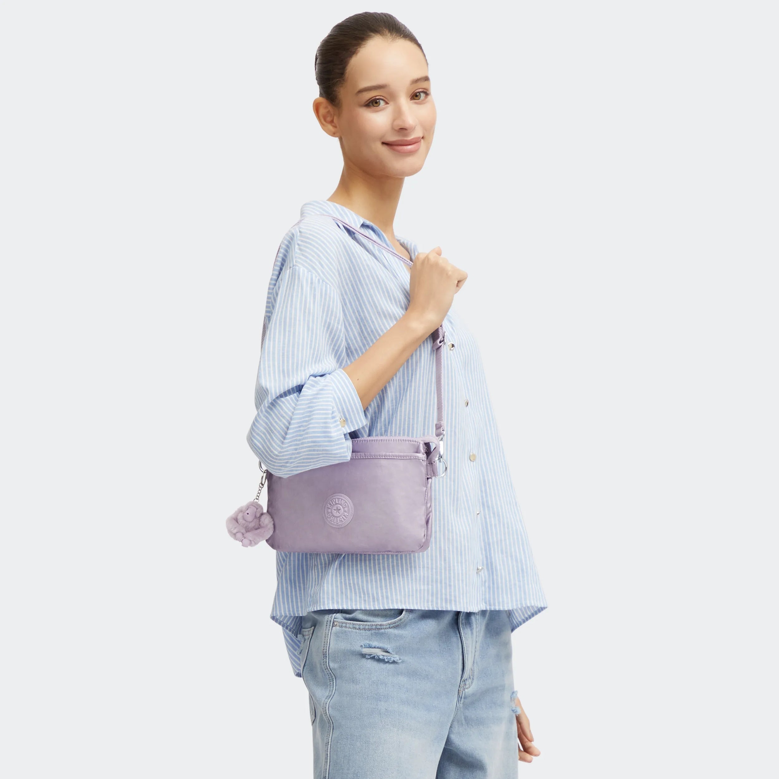 Riri Metallic Crossbody Bag - 图片 8