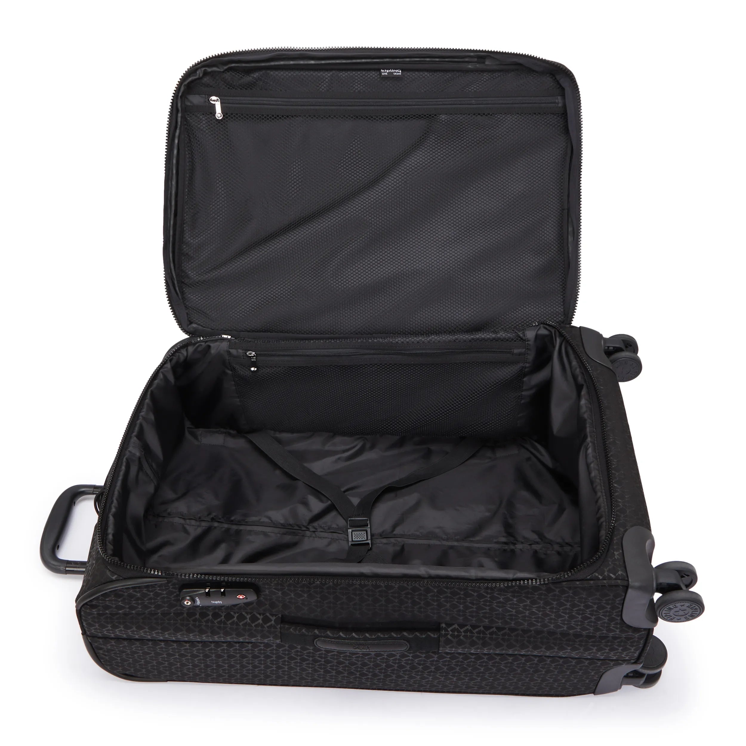 Youri Spin Medium Printed 4 Wheeled Rolling Luggage - 图片 4