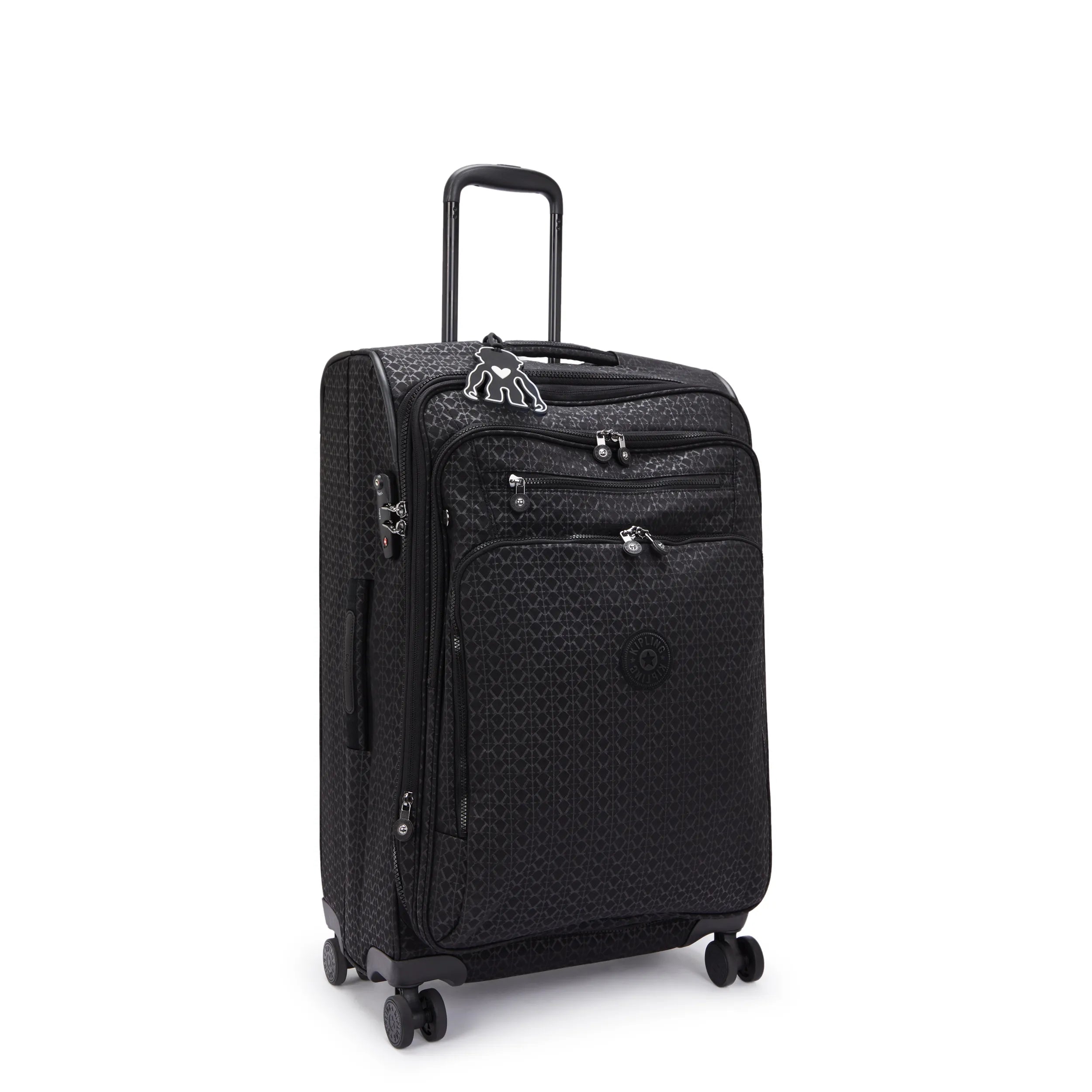 Youri Spin Medium Printed 4 Wheeled Rolling Luggage - 图片 5