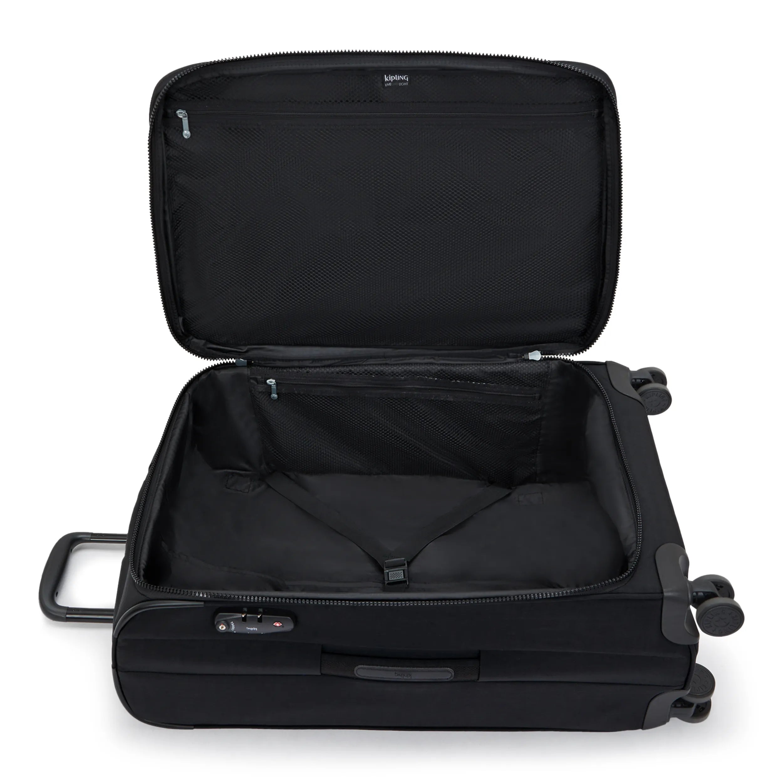 Youri Spin Medium Printed 4 Wheeled Rolling Luggage - 图片 4