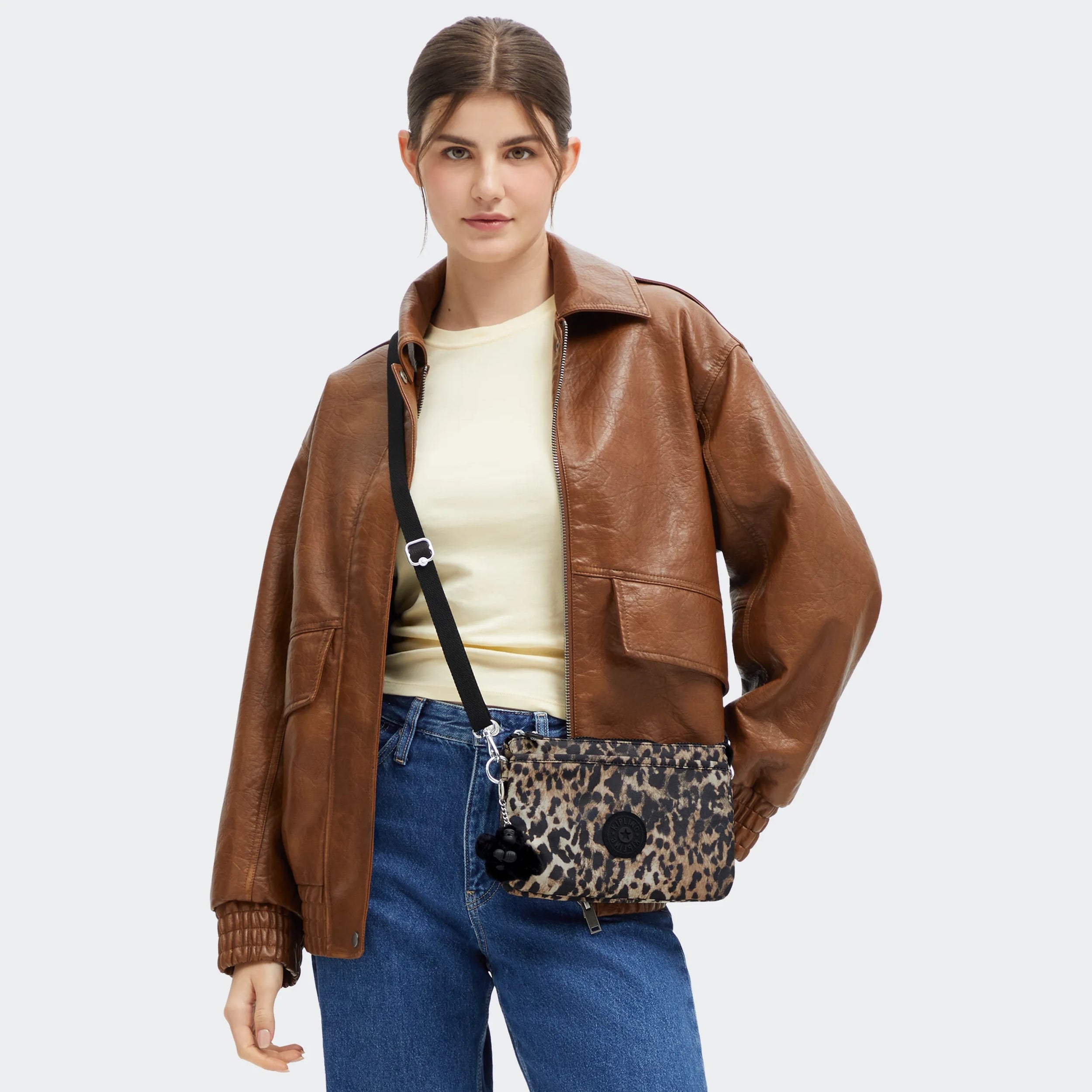 Riri Printed Crossbody Bag - 图片 8