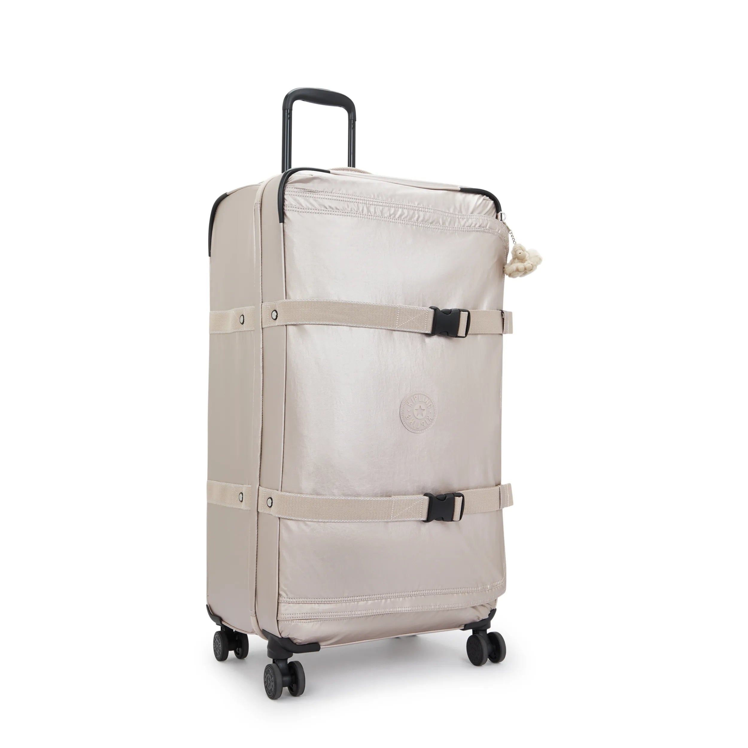 Spontaneous Large Metallic Rolling Luggage - 图片 5