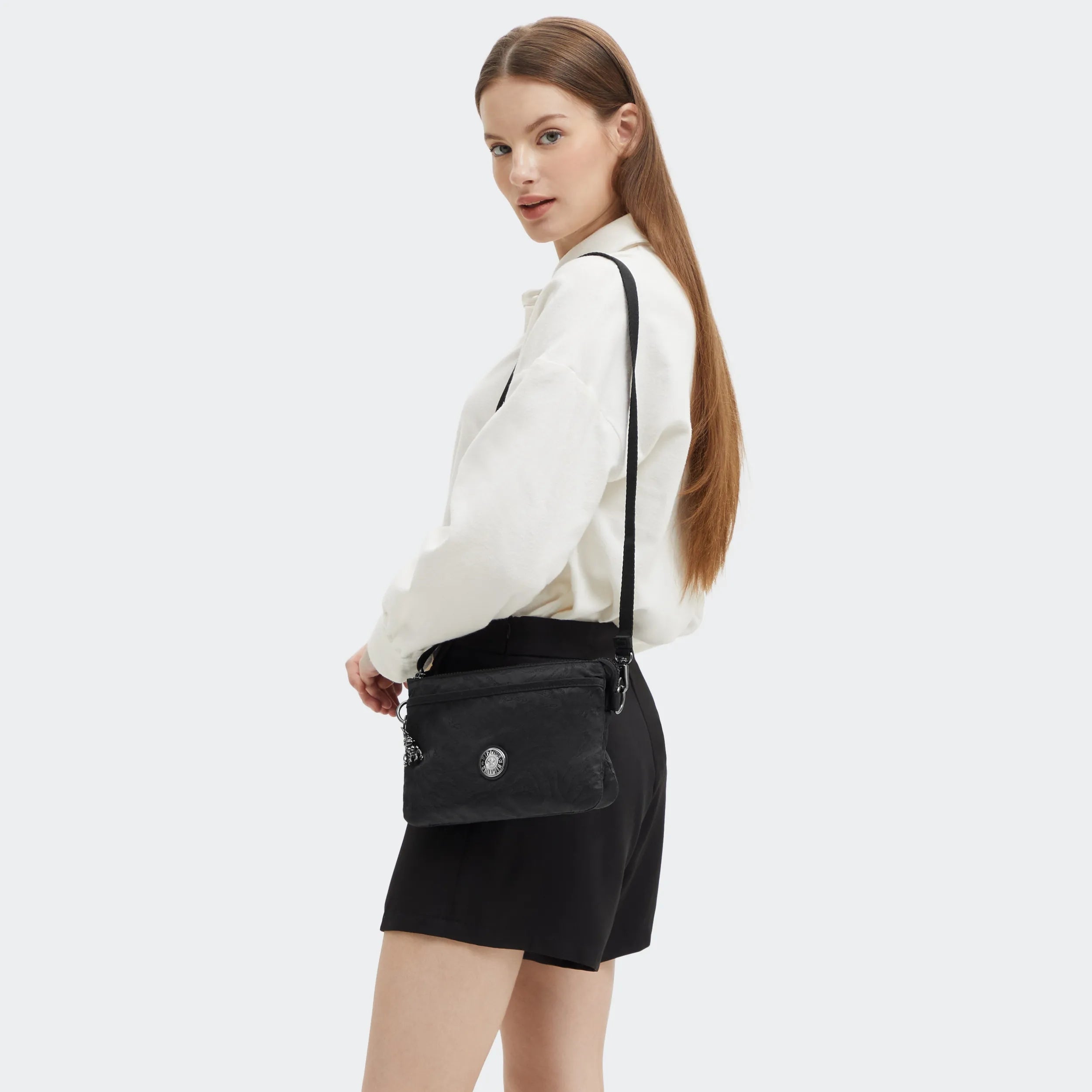 Riri Jacquard Crossbody Bag - 图片 2