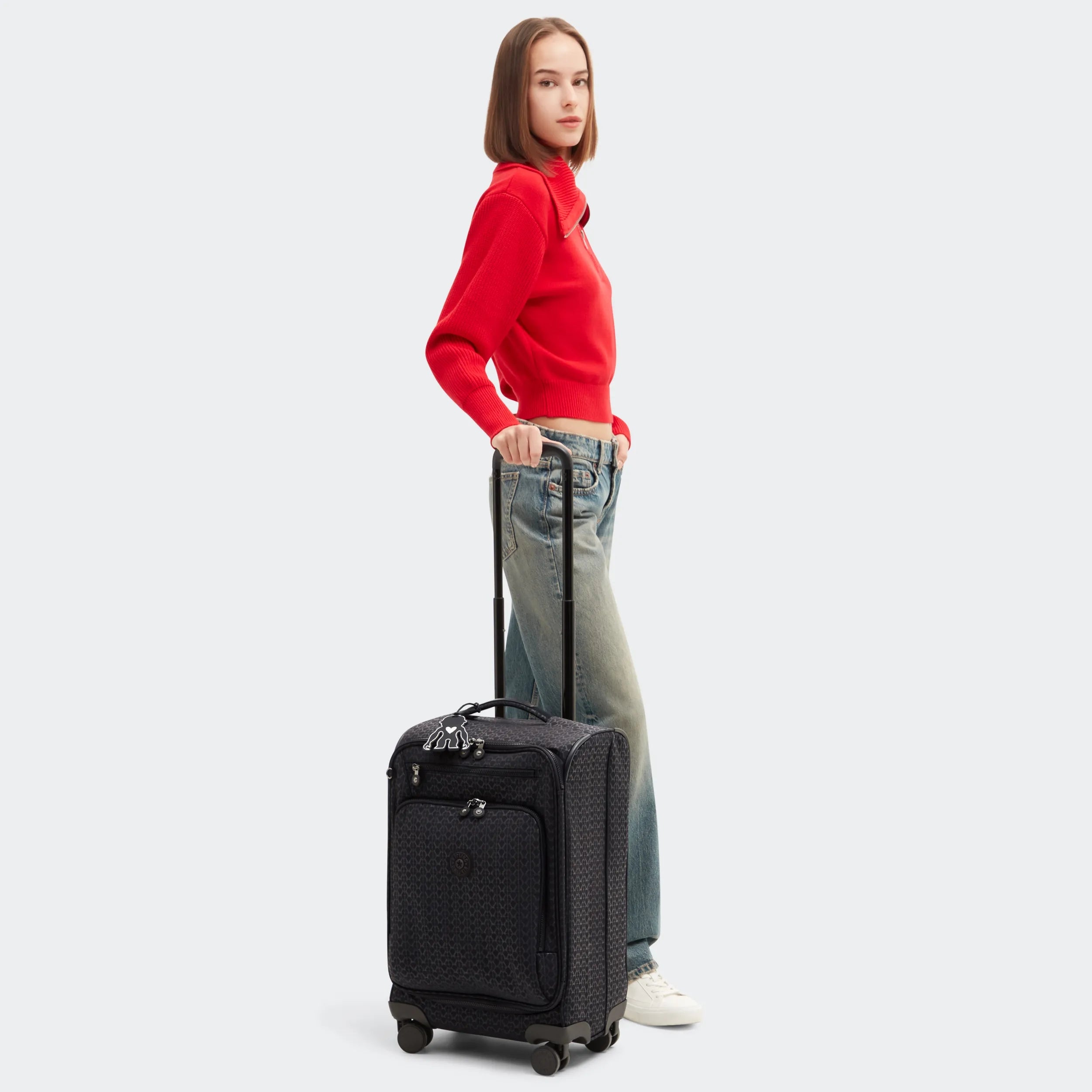 Youri Spin Small Printed 4 Wheeled Rolling Luggage - 图片 2