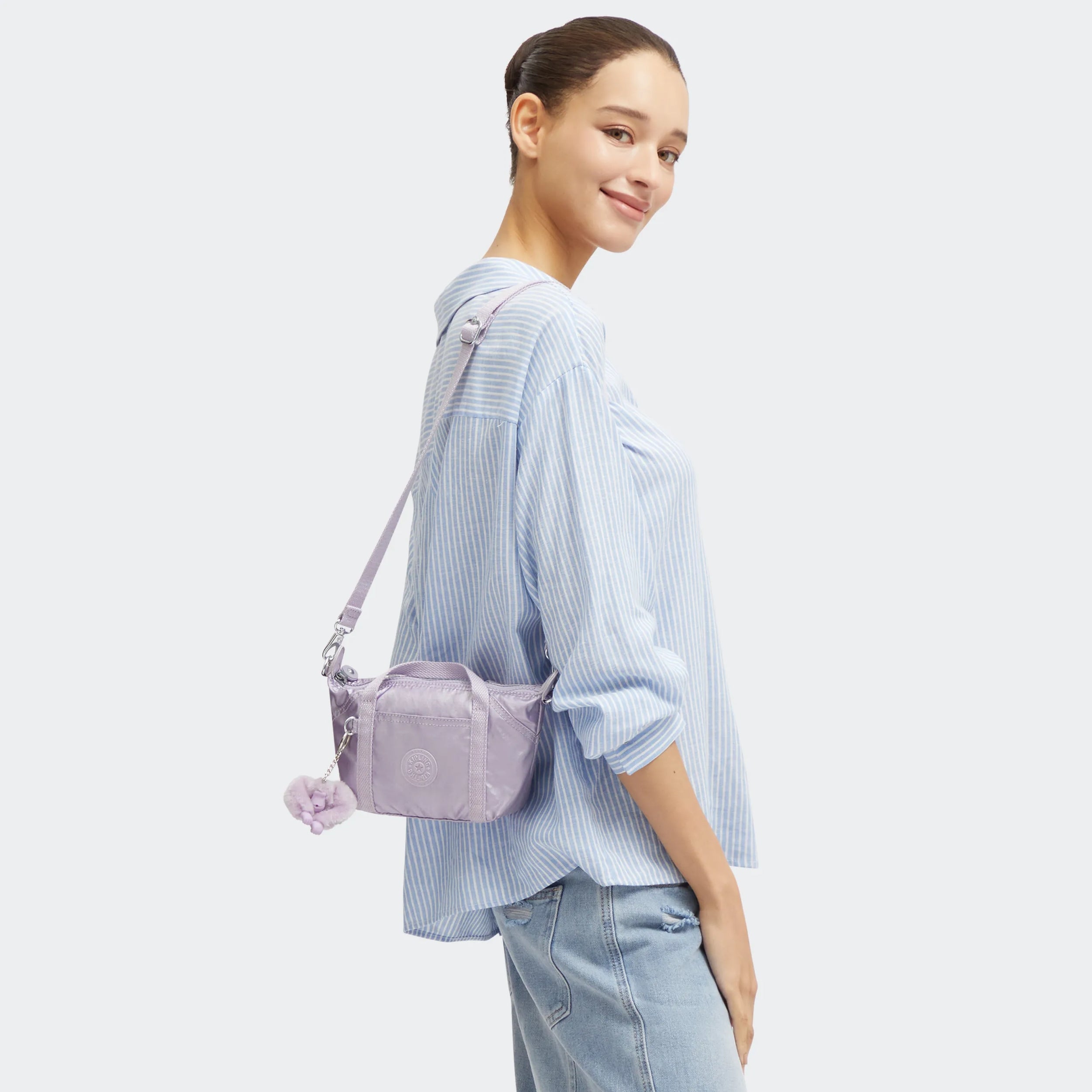 Art Compact Metallic Crossbody Bag - 图片 2