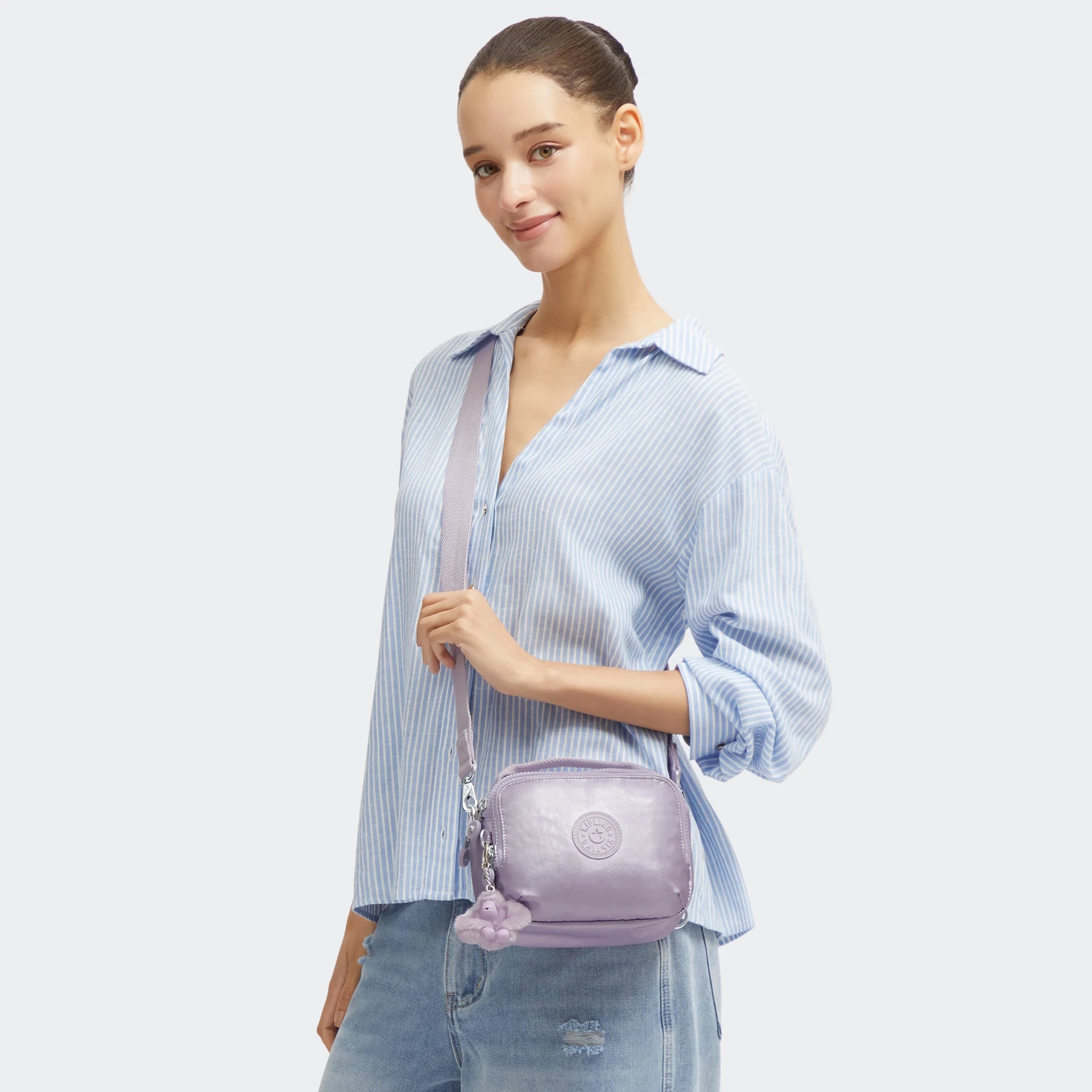 Cahir Convertible Mini Metallic Backpack - 图片 8