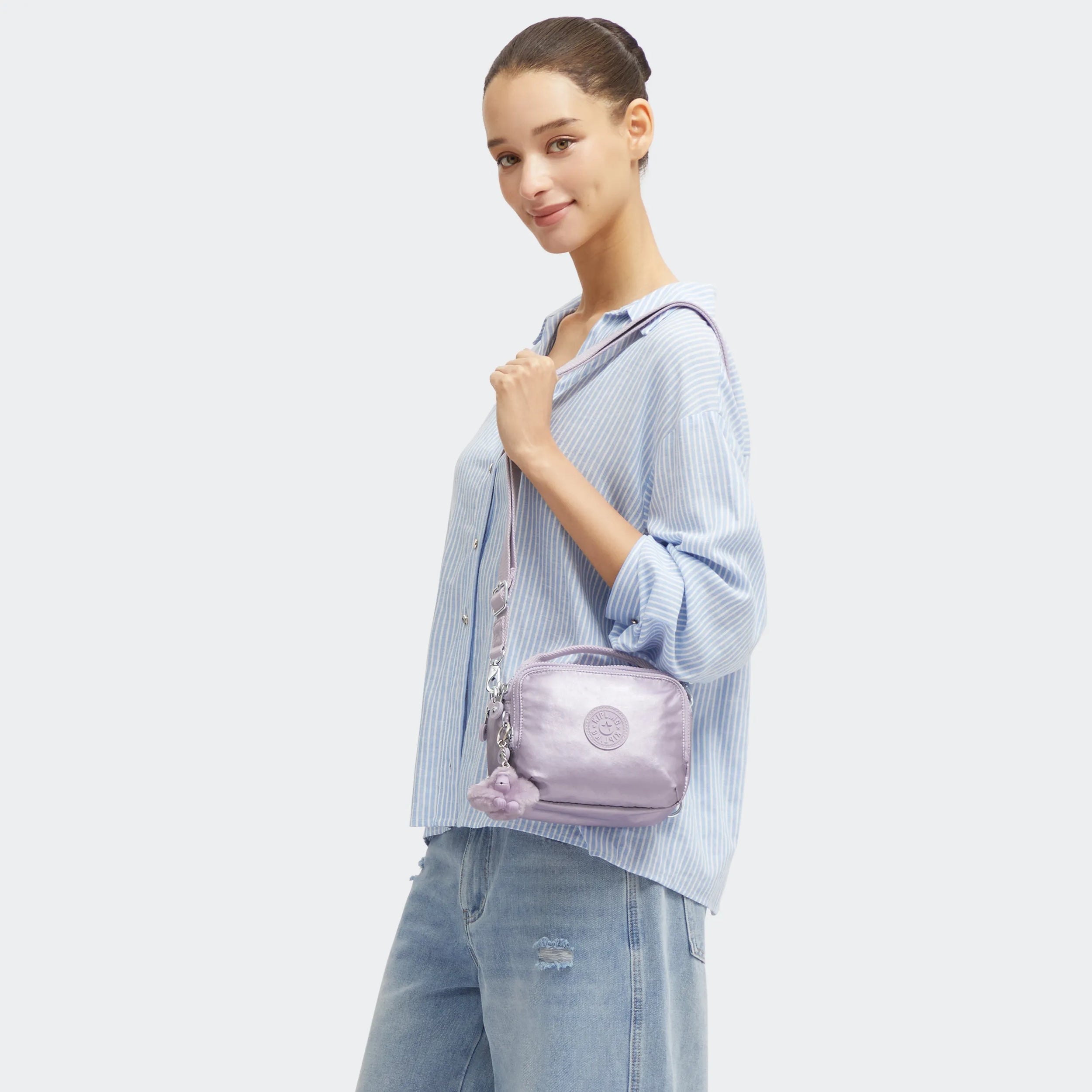 Cahir Convertible Mini Metallic Backpack - 图片 9