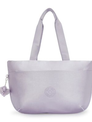 Cristina Metallic Tote Bag