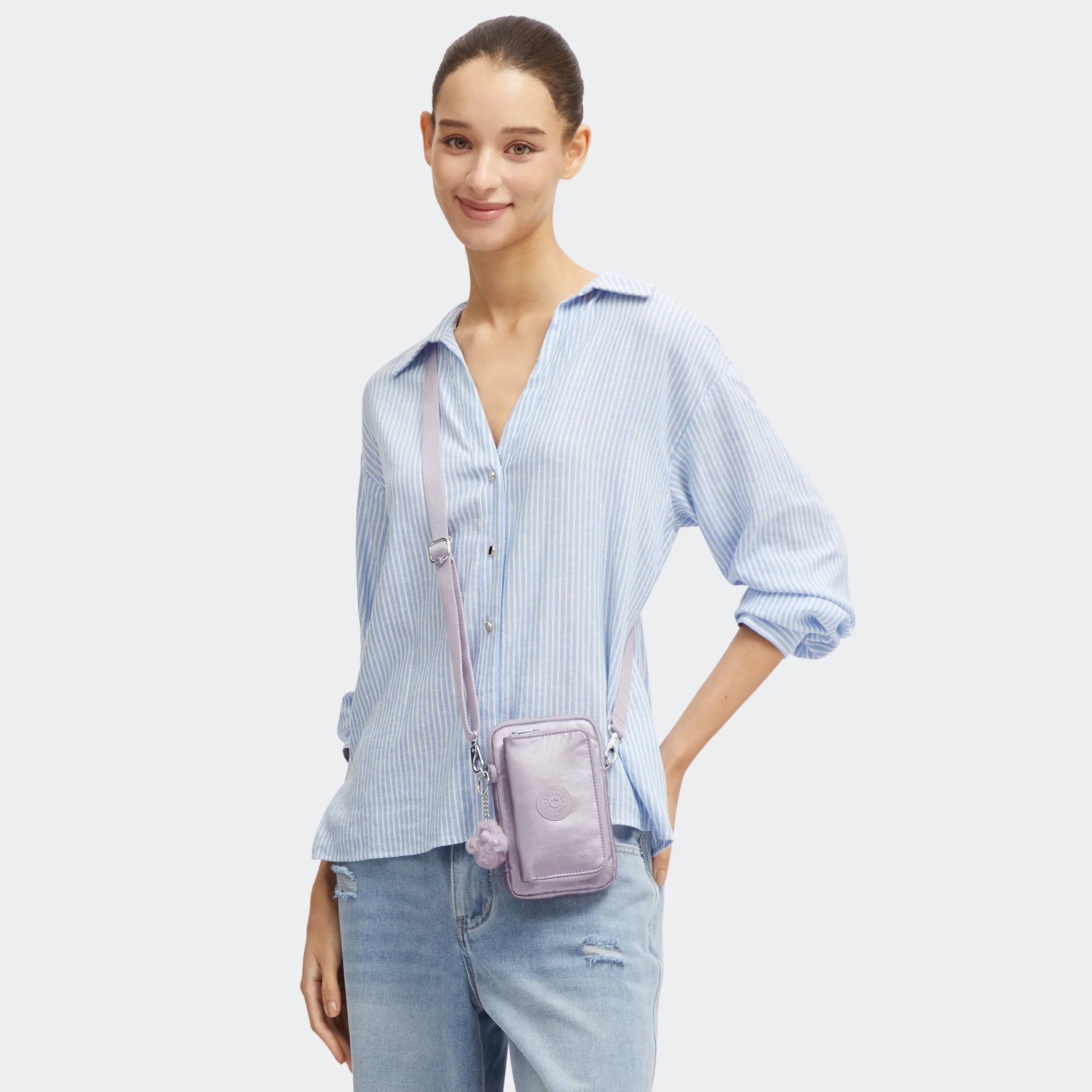 Telmo Metallic Wallet Crossbody Bag - 图片 2