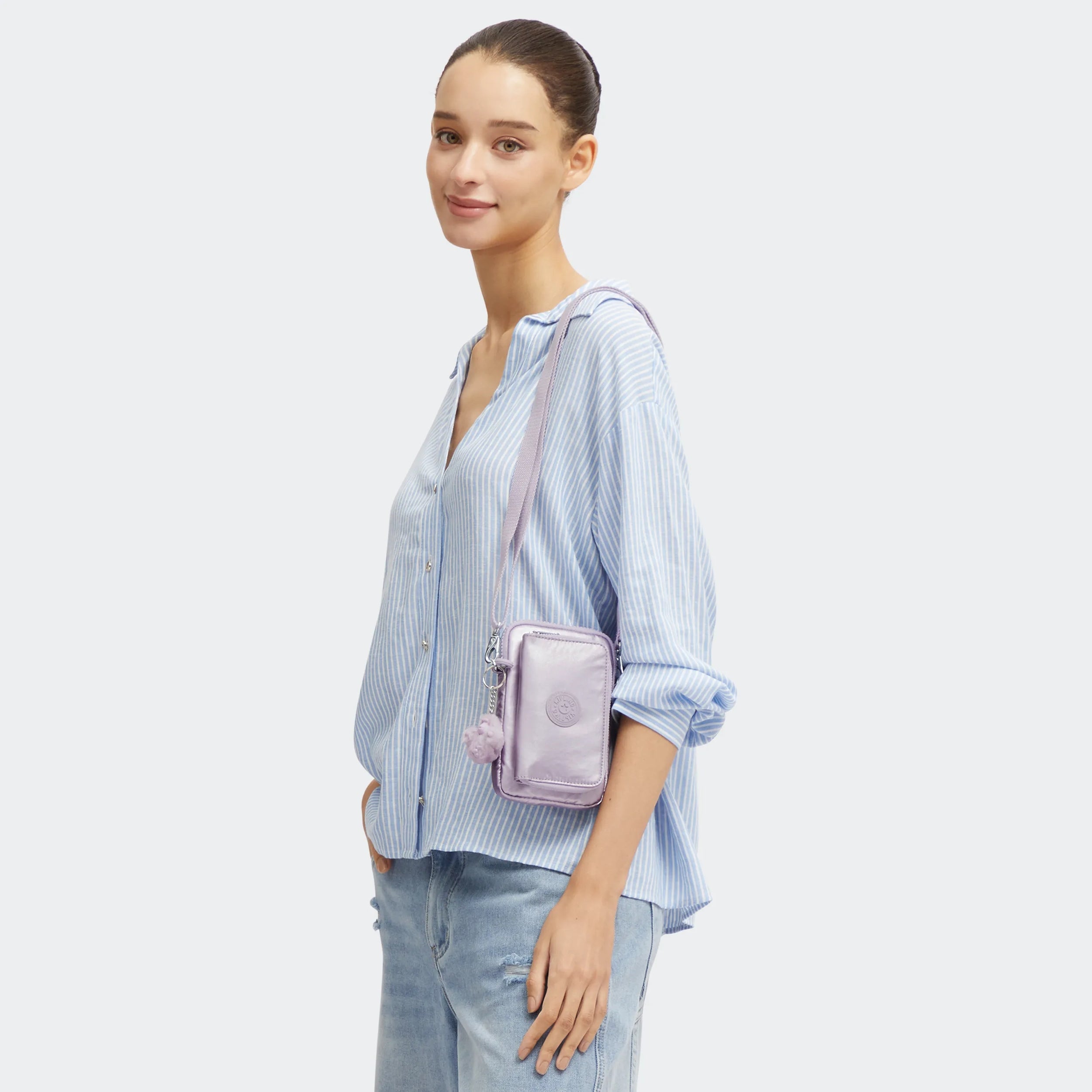 Telmo Metallic Wallet Crossbody Bag - 图片 6