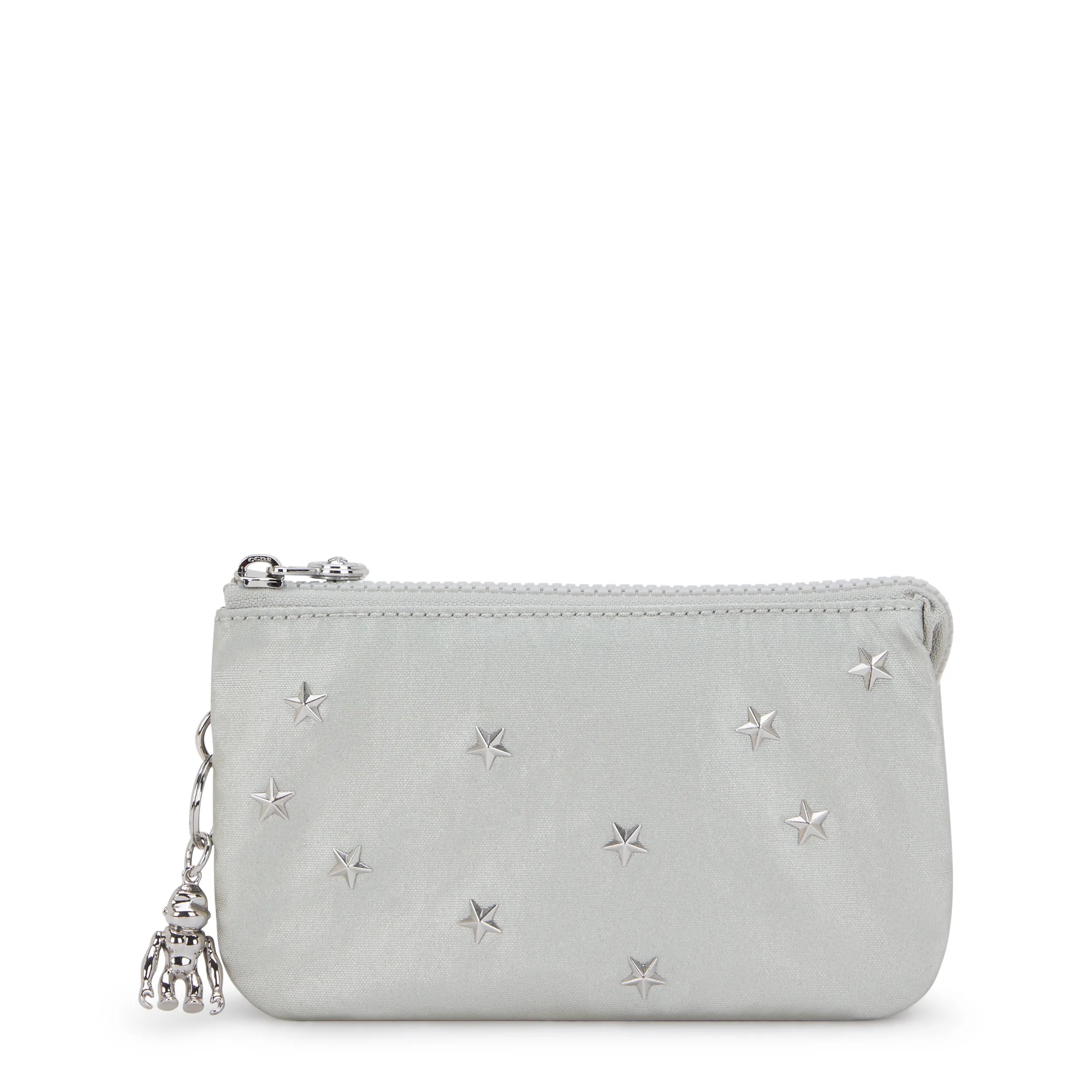 Creativity Large Studded Metallic Pouch