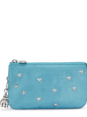 Creativity Large Studded Metallic Pouch